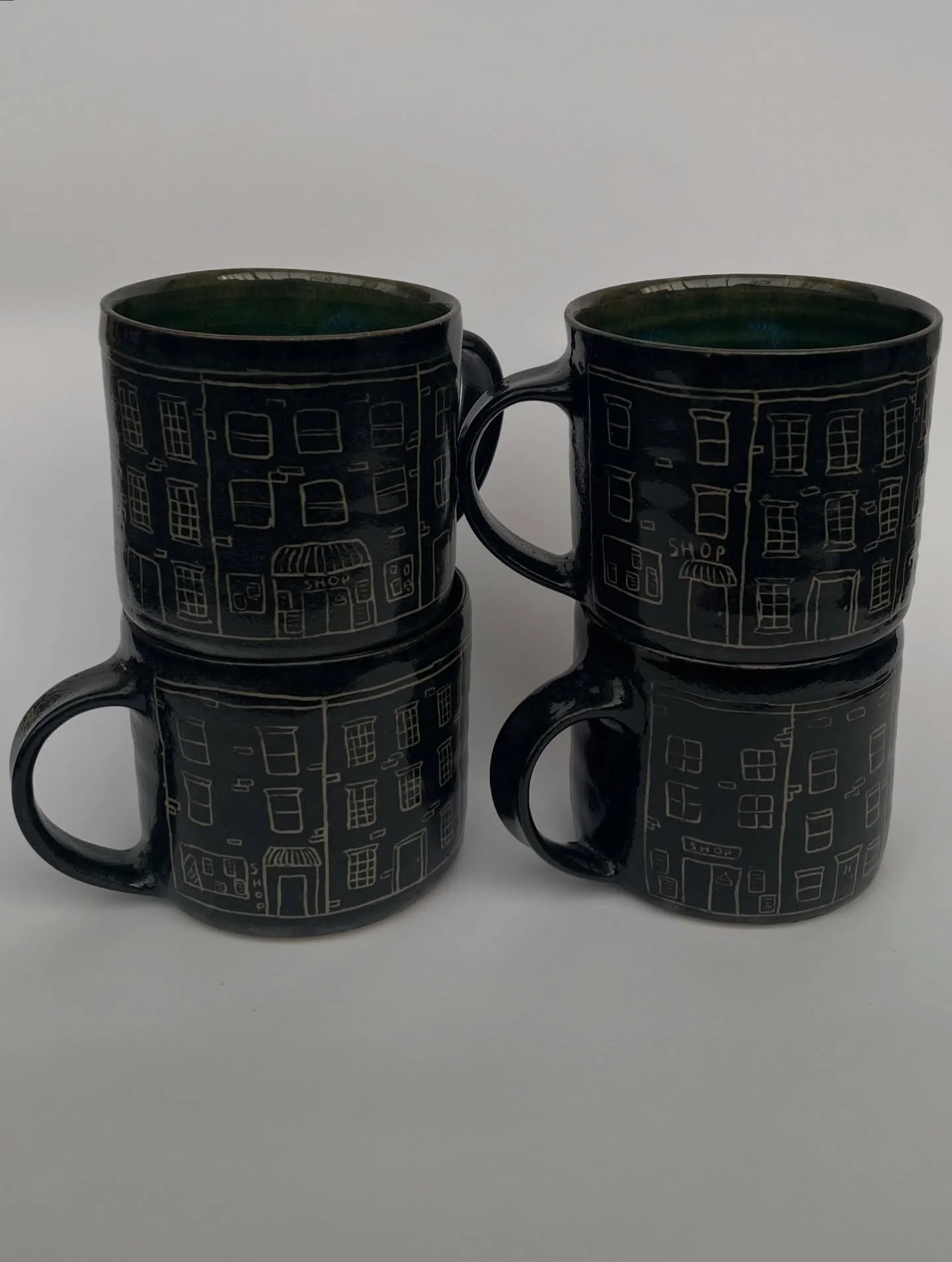 Thanks to all who braved the rain to come by the market today! Thought it apt to post these street mugs and especially all their shops :)
Got one of these left so will add to my website in the next few days
Also thanks to mark for organising a great 