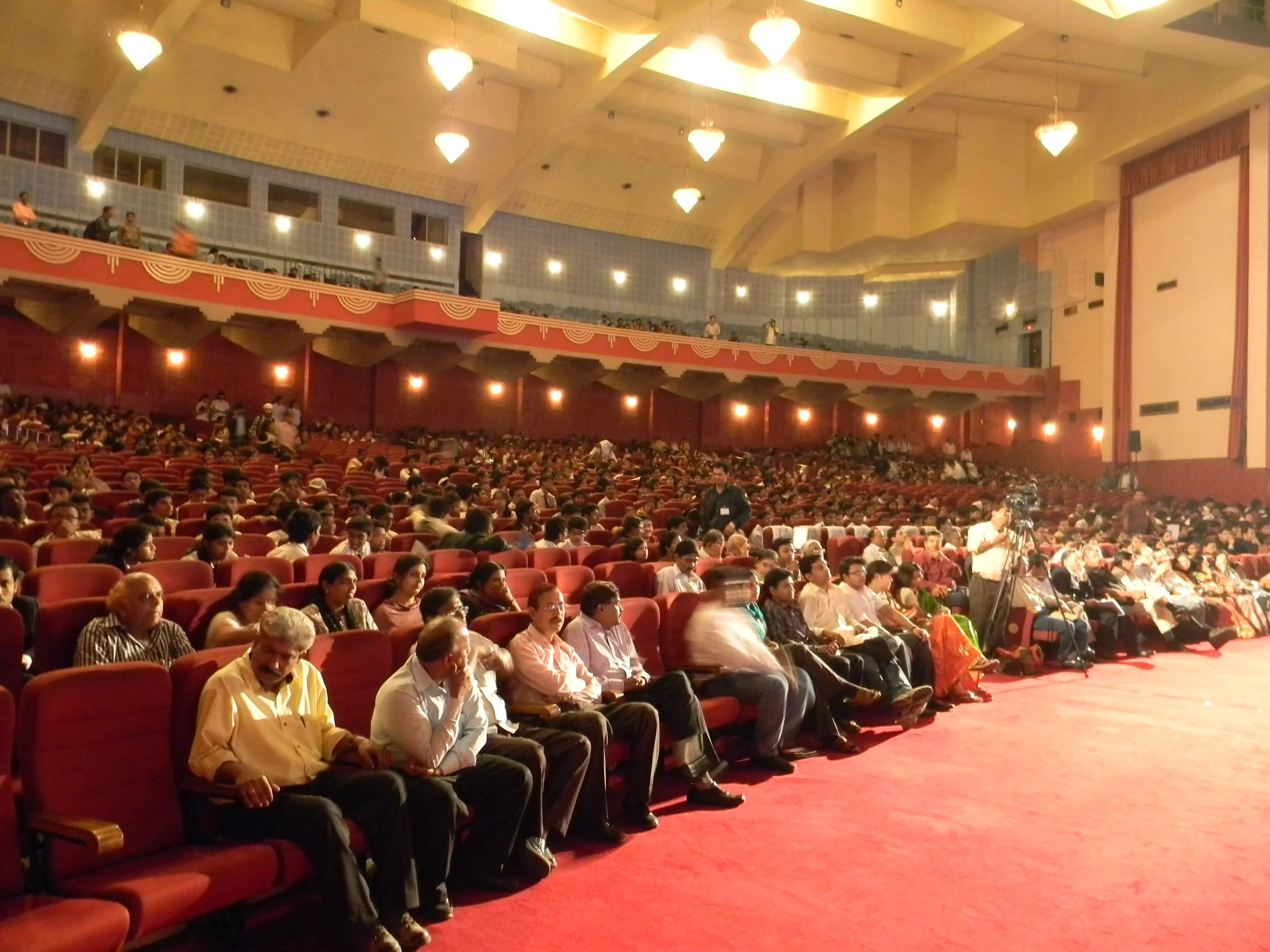 Audience for the event.