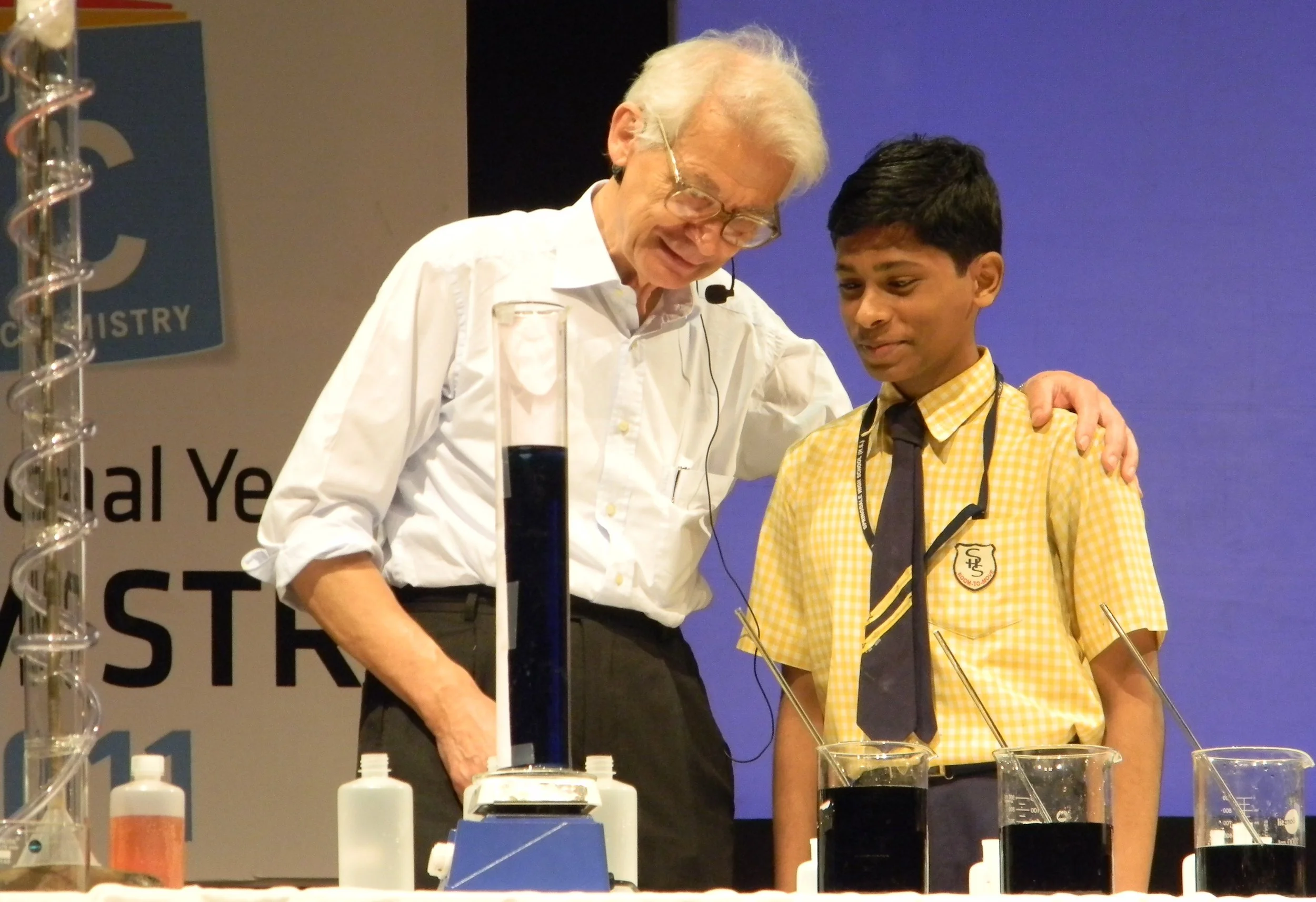 One of the experiments: Iodine Clock Reaction.