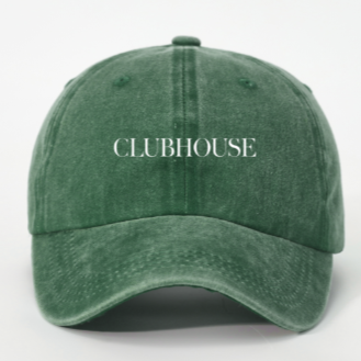 'Clubhouse' Vintage Cap - Faded Green