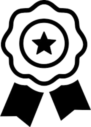 Black background with a white line drawing of a bee in the center.