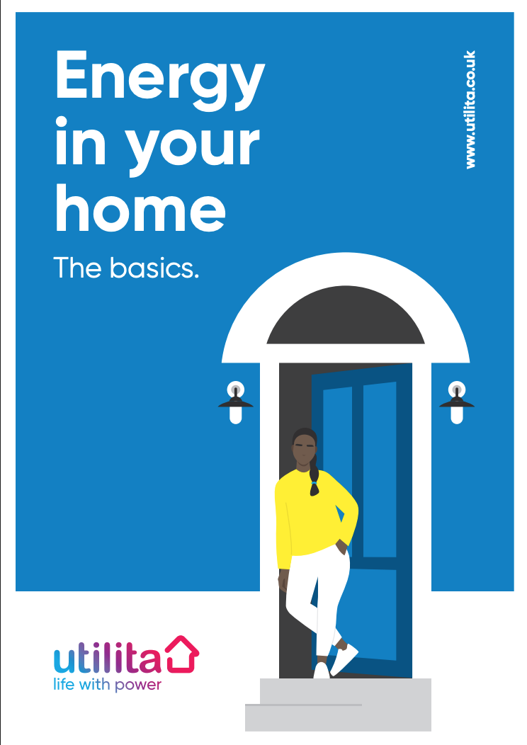Front cover of Utilita's energy in the home guide. Click to download