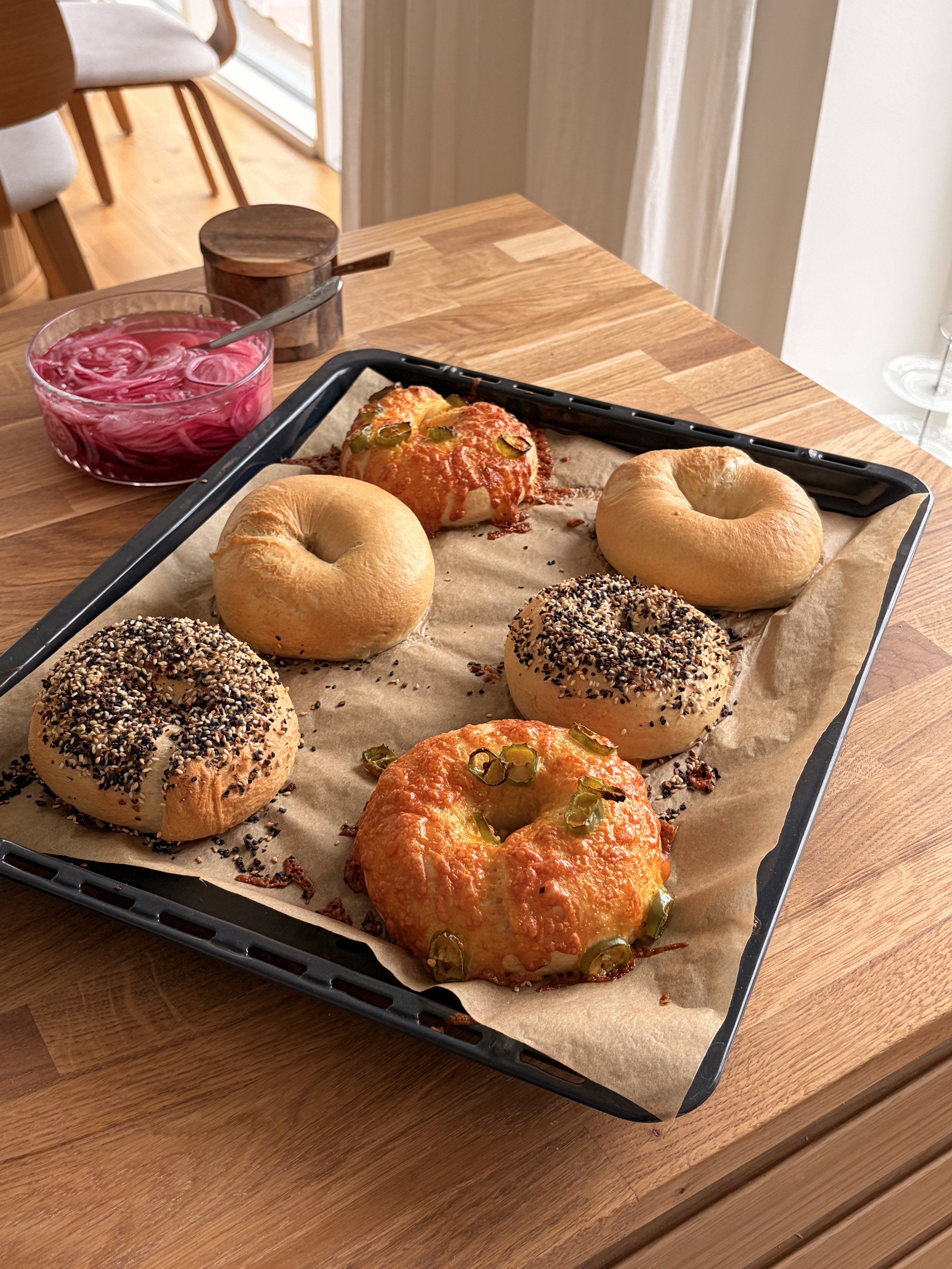 Jumbo bagels