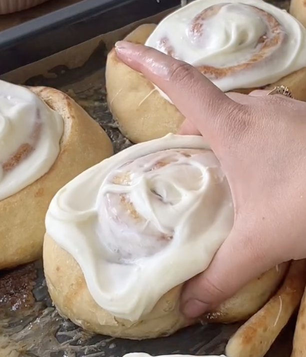 Large, pillowy soft, cinnamon rolls