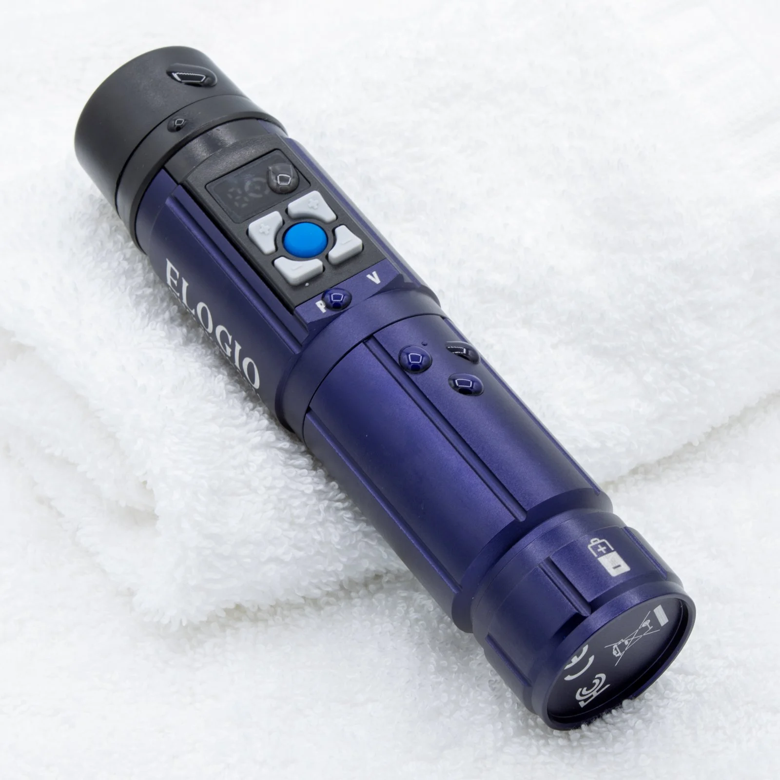 Parlez™ XL electronic larynx with extended-capacity battery and ergonomic one-handed controls