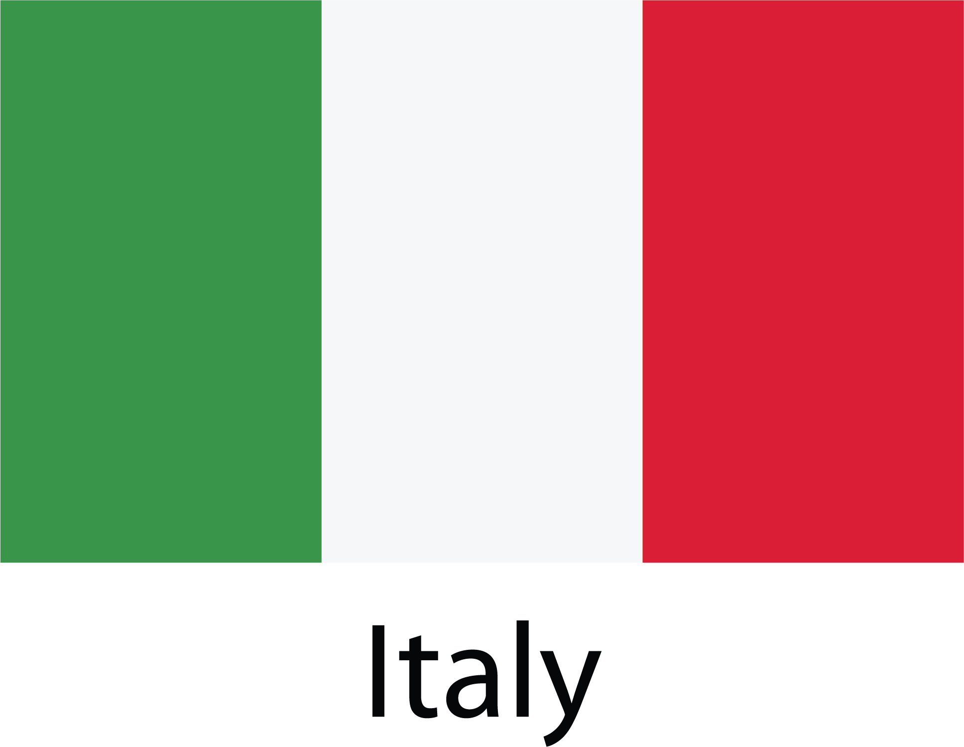 Flag of Italy - Instructions for Use Language Selection
