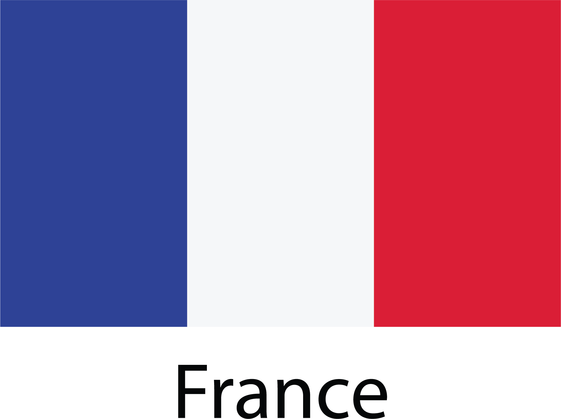 Flag of France - Instructions for Use Language Selection
