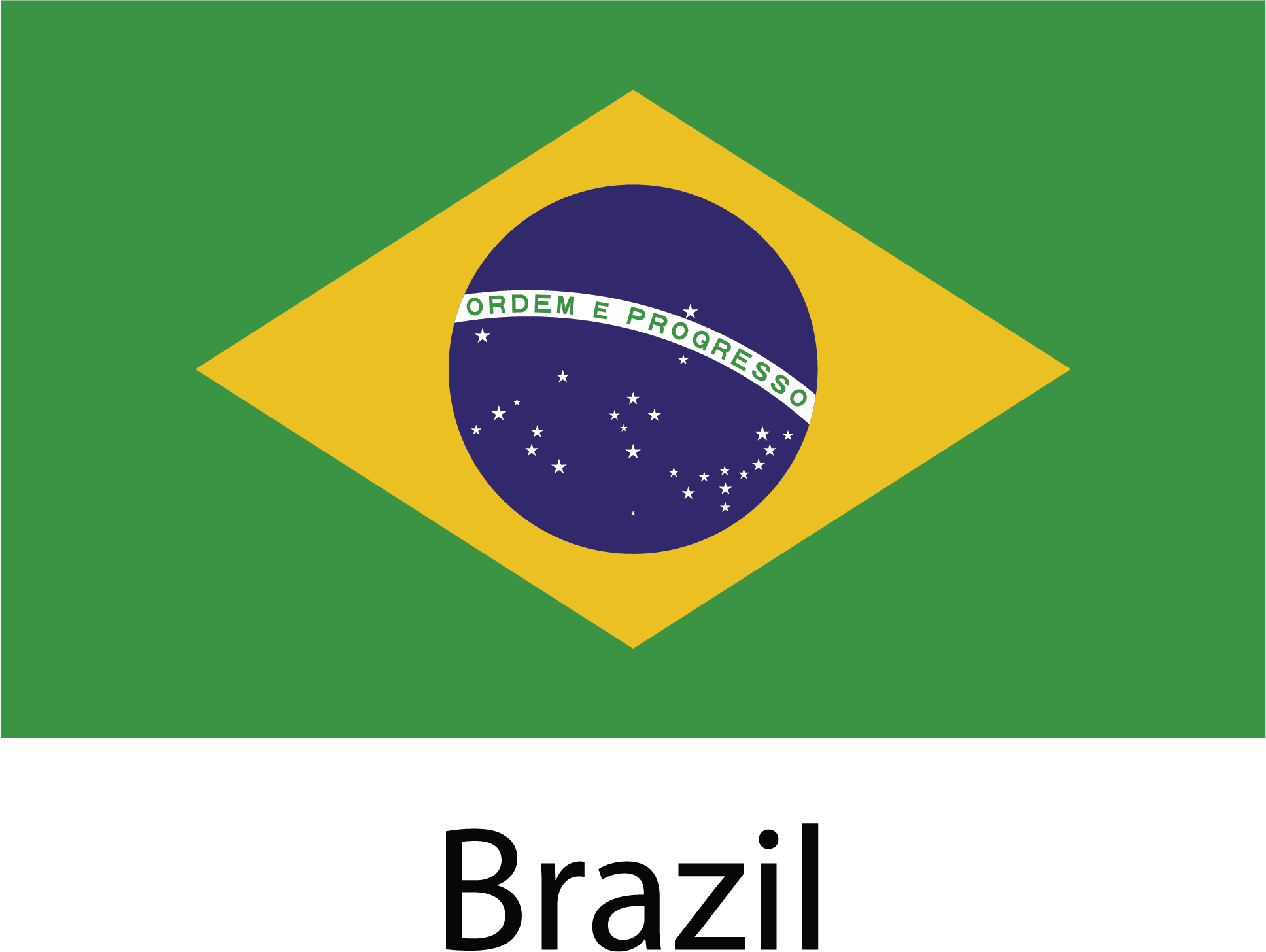 Flag of Brazil - Instructions for Use Language Selection