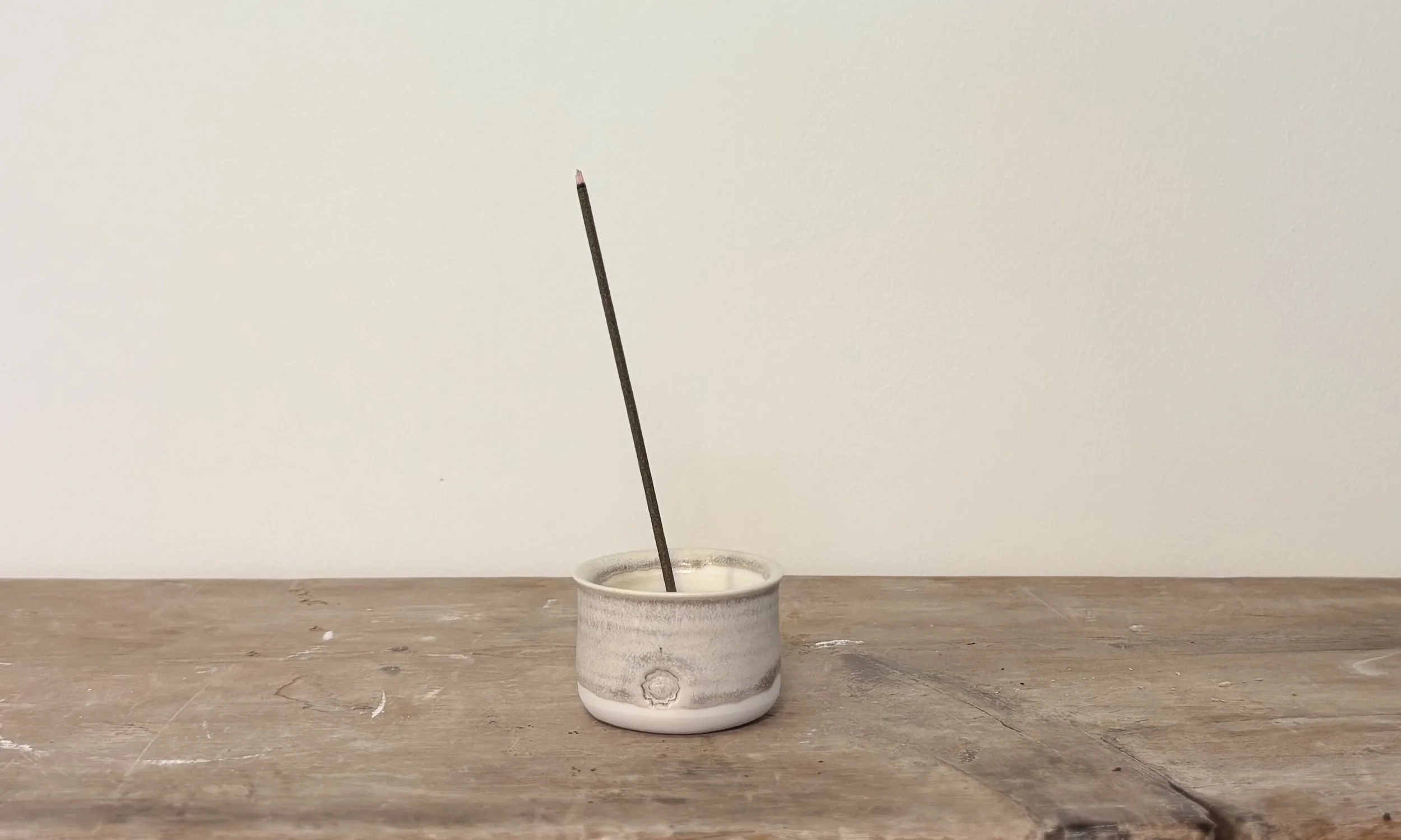 Gently | Porcelain incense bowl | Jez Rose, 2026