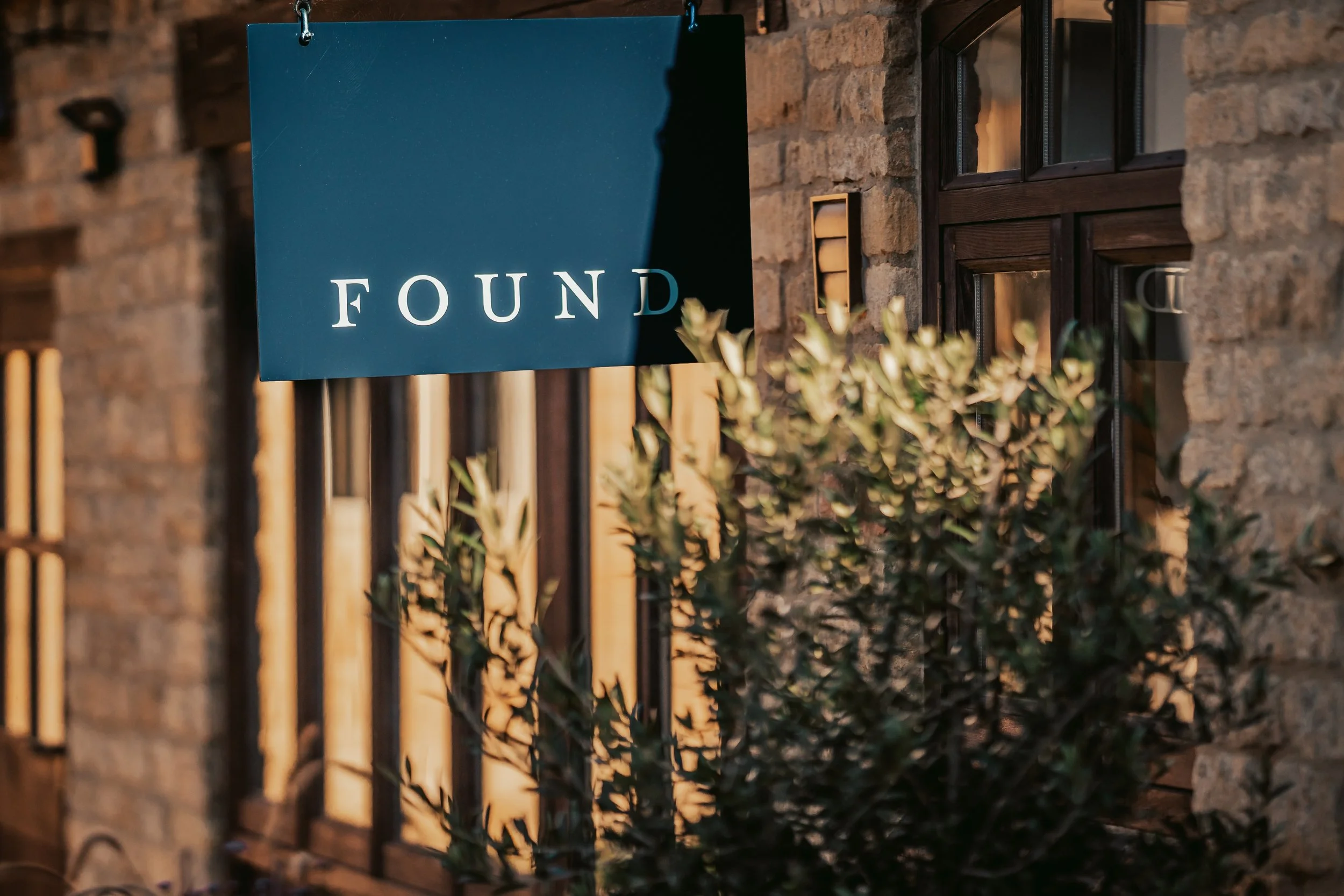 The FOUND studio on the Rutland Northamptonshire border. Visits to the studio are by appointment only.