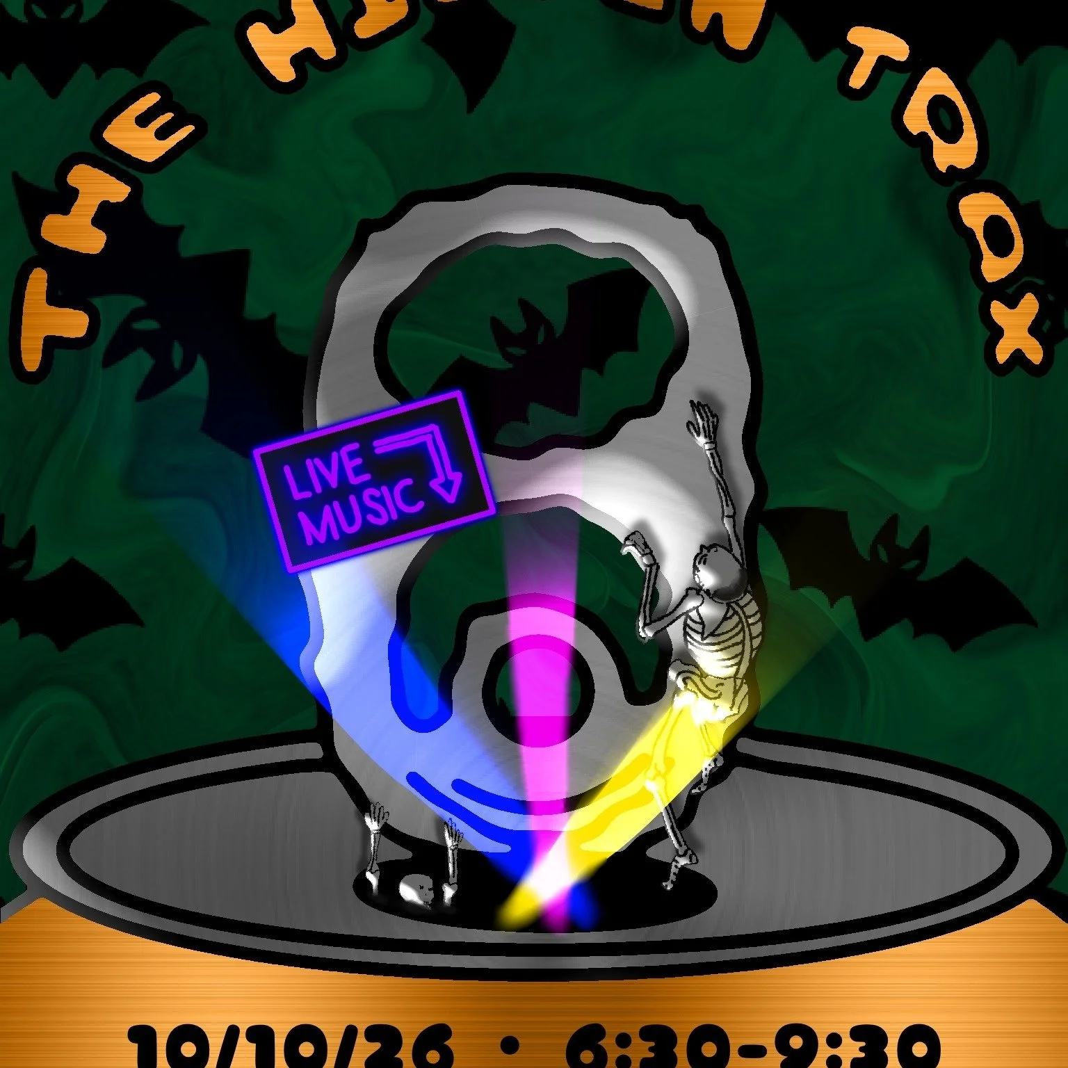 The Hidden Trax are playing the Underground at the @thecantablounge in Central Square on Saturday, October 10, and music starts at 6:30. We'll be taking the songs everybody knows and jamming on them the way Phish and Goose would, in a room with tons 