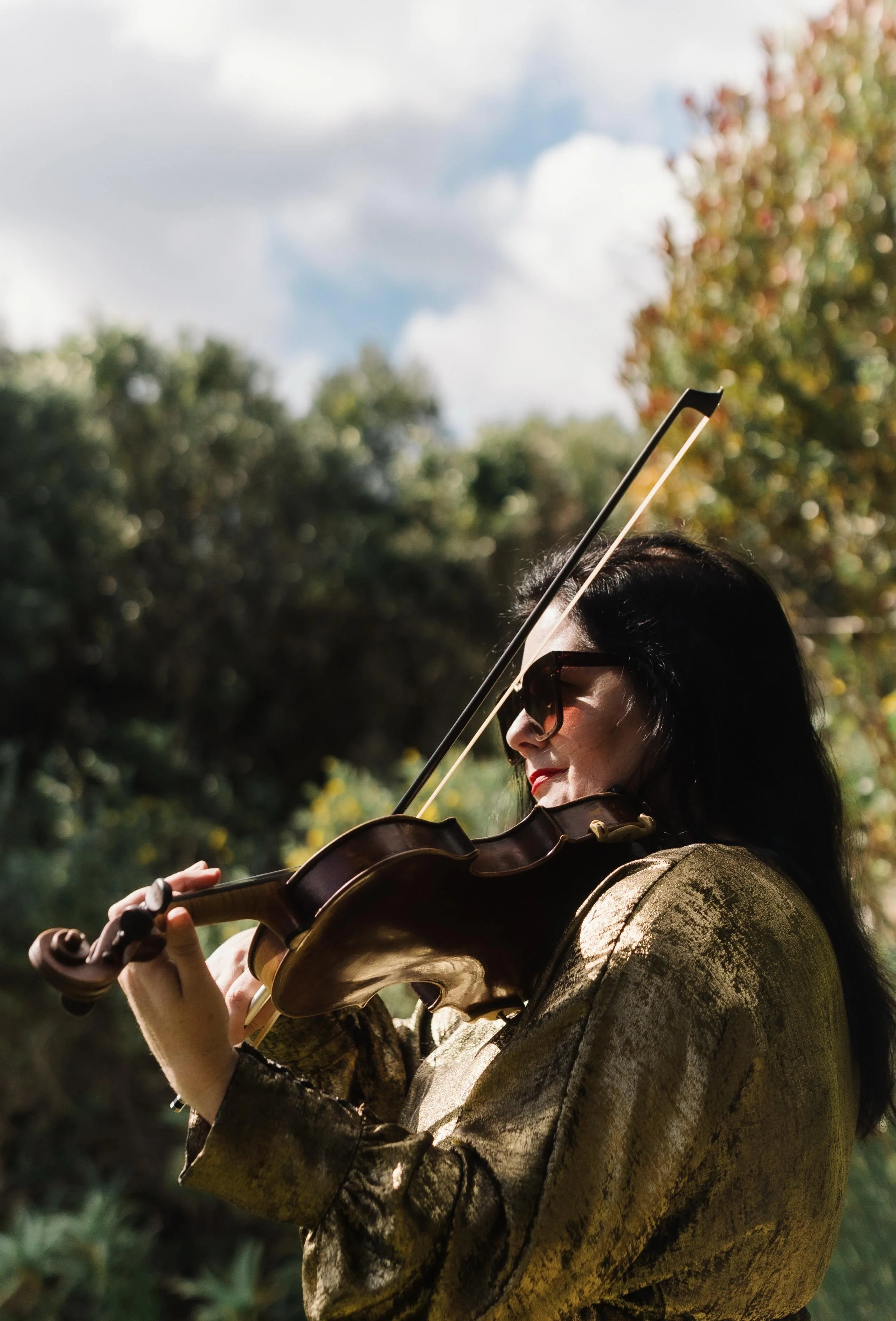 Larah Eksteen performing during Golden Hour at Quoin Rock Wine Estate