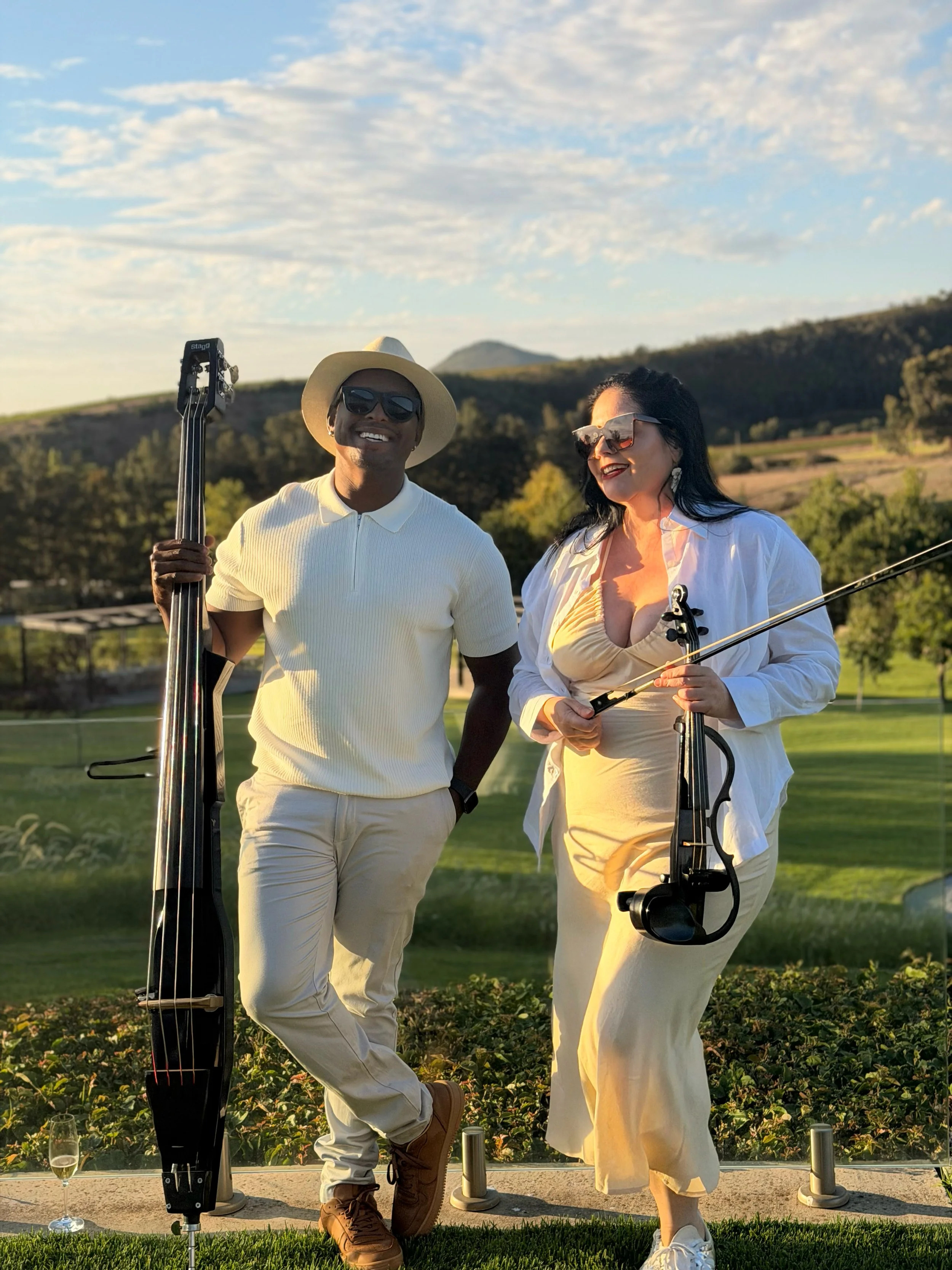 Cape Town Flo performing live at Quoin Rock Harvest Table event