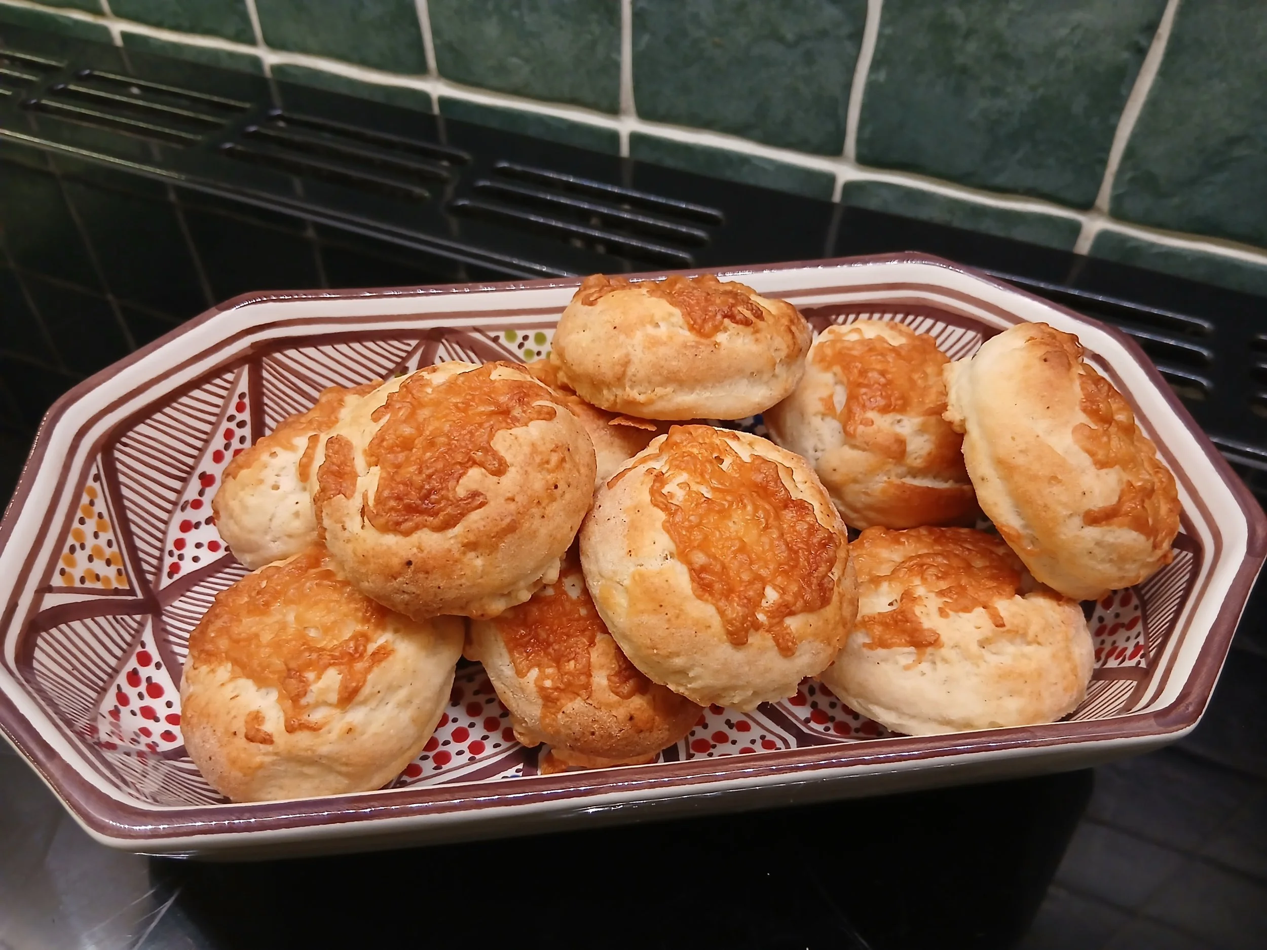 dish of scones