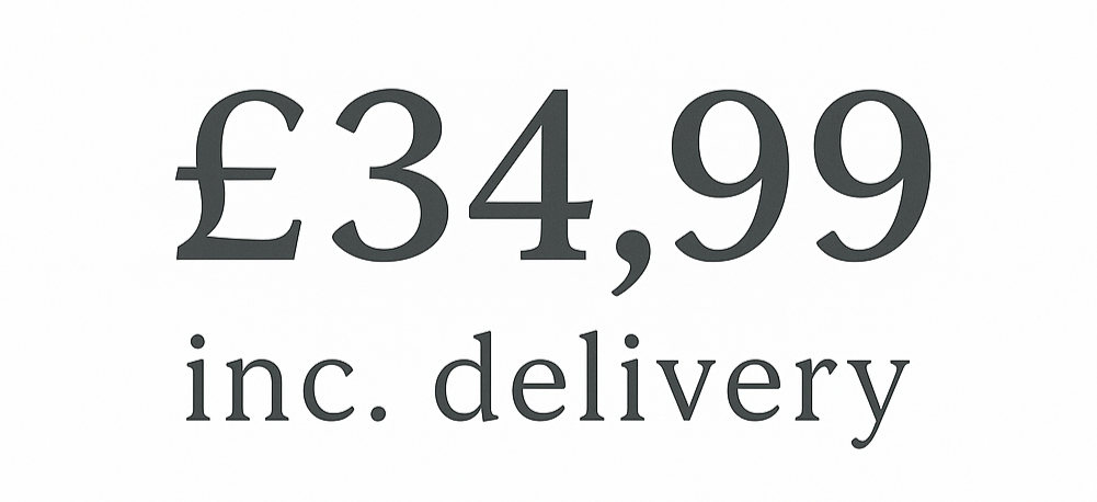 Price 34.99 British pounds including delivery fee.