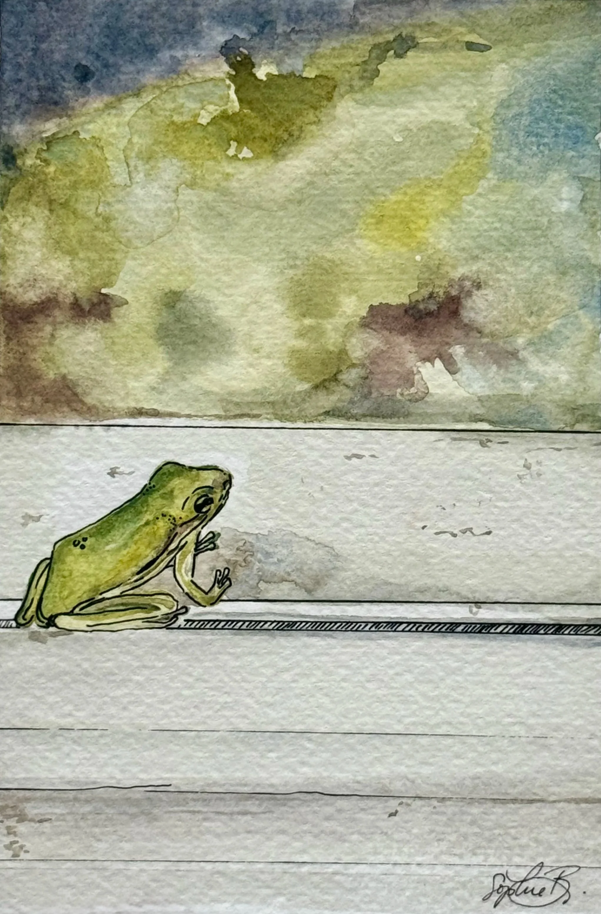 "My Friend" (5x7in)