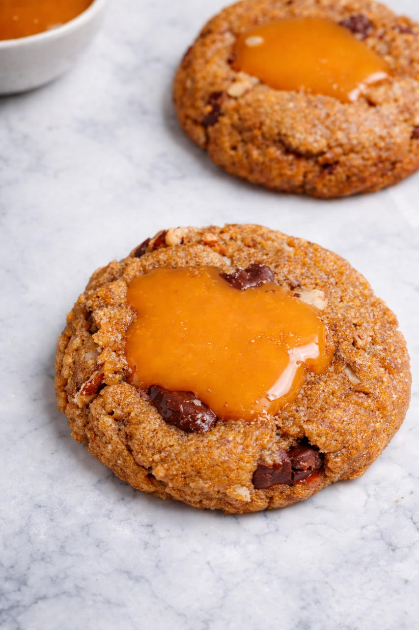 Brown Butter Turtle Cookies- Dozen