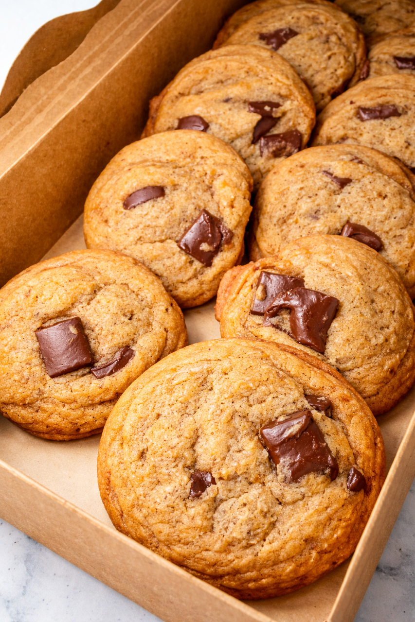 Brown Butter Chocolate Chunk Cookie- Half a Dozen