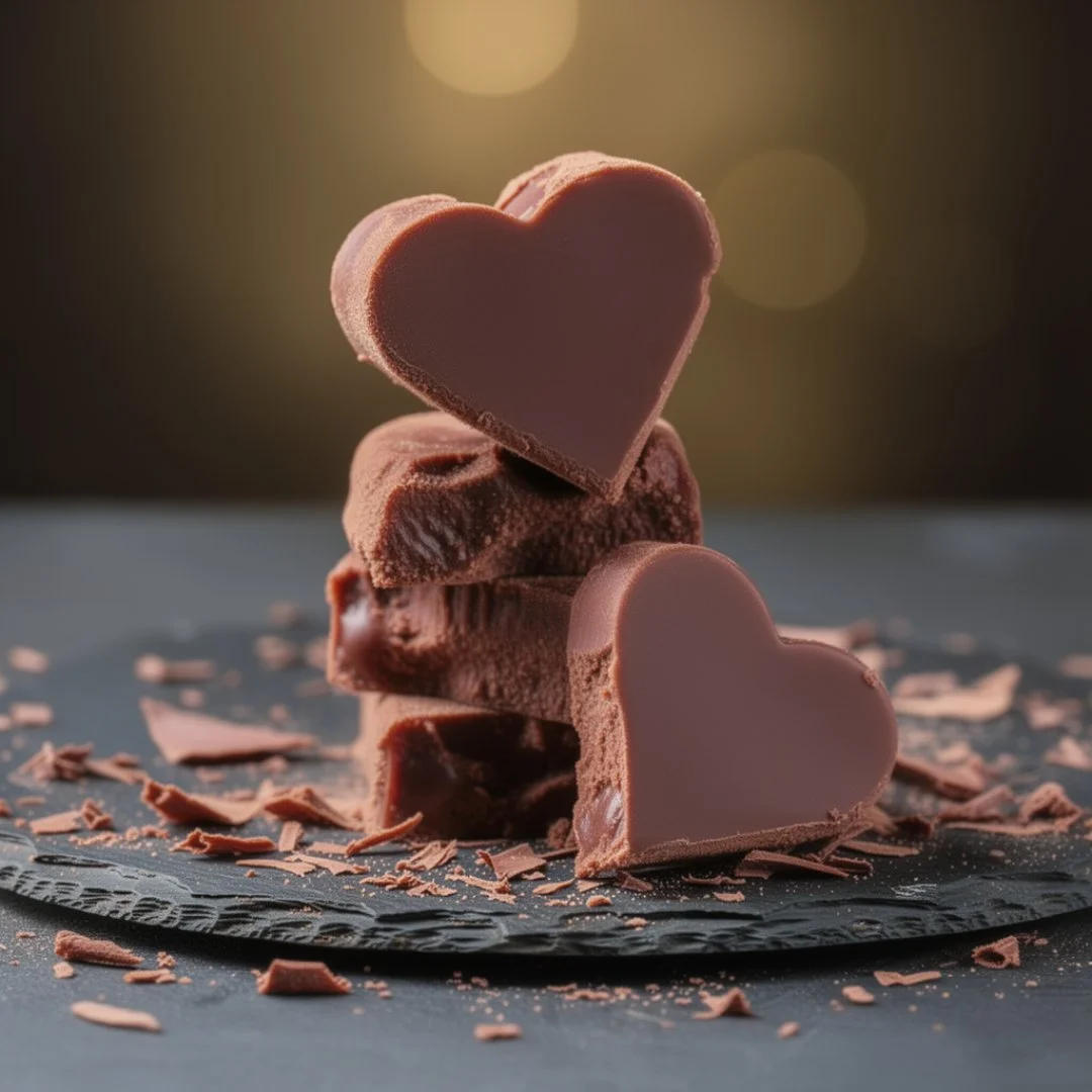 Classic Chocolate Fudge Hearts – 12 oz