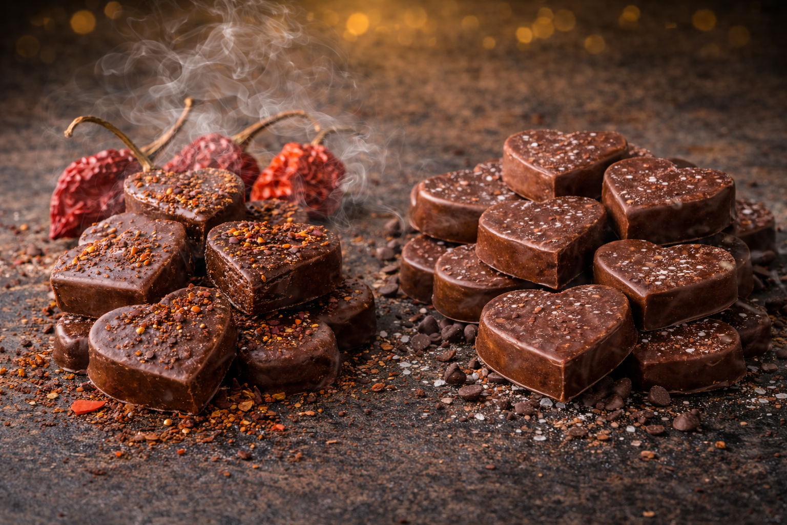 Chocolate Fudge Hearts Duo – 12 oz