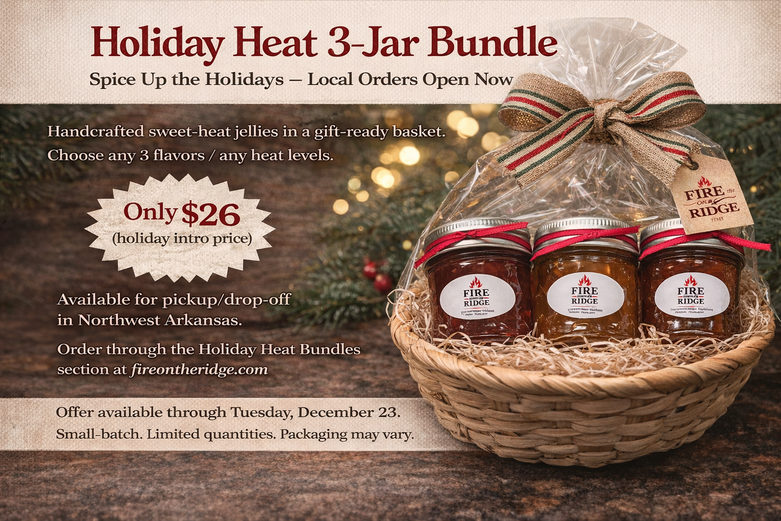 Holiday Heat 3-Pack – Choose Any Three