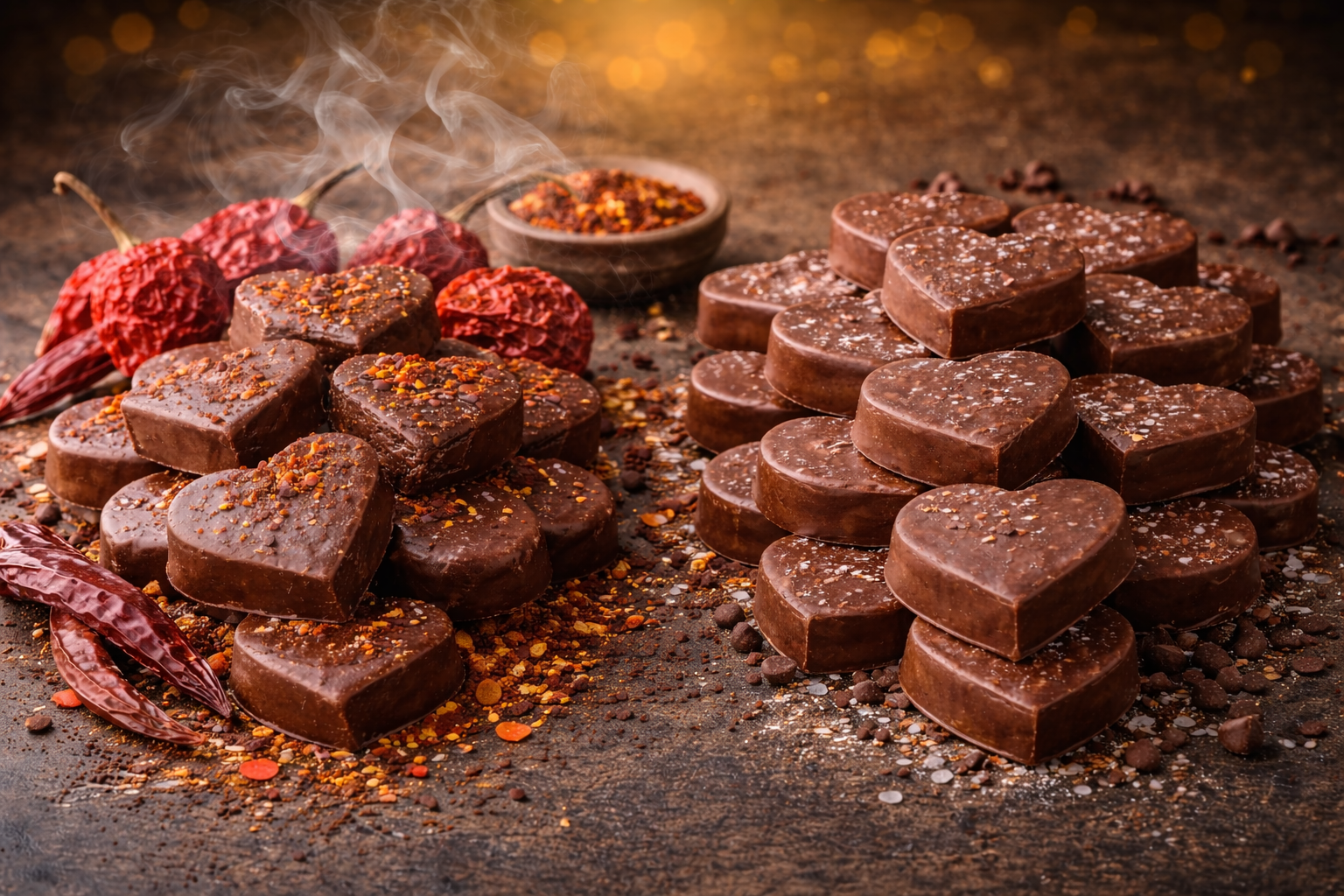 Chocolate Fudge Hearts Duo – 16 oz