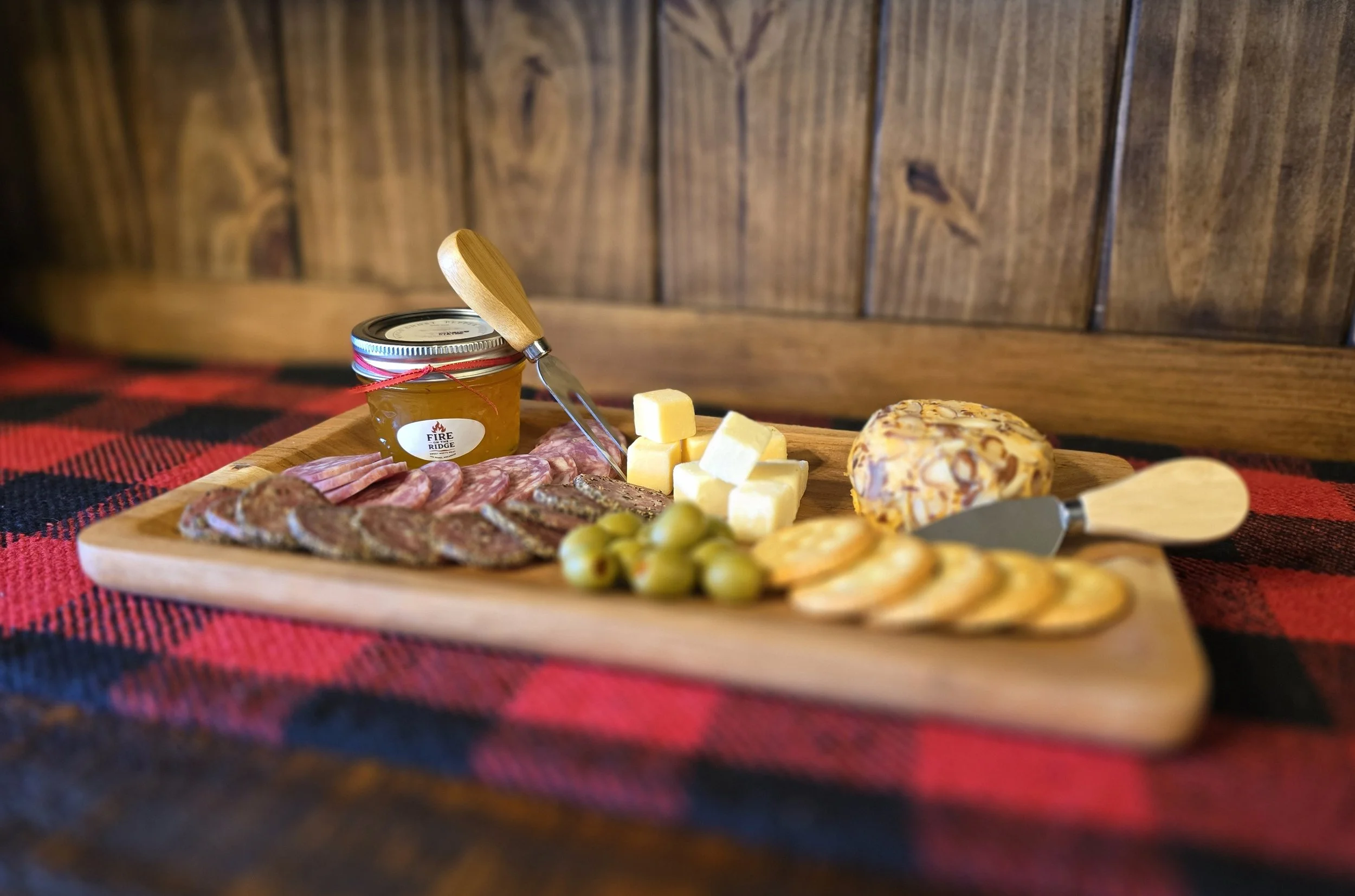 Mango Ghost pepper jelly on charcuterie board - Blaze.jpg