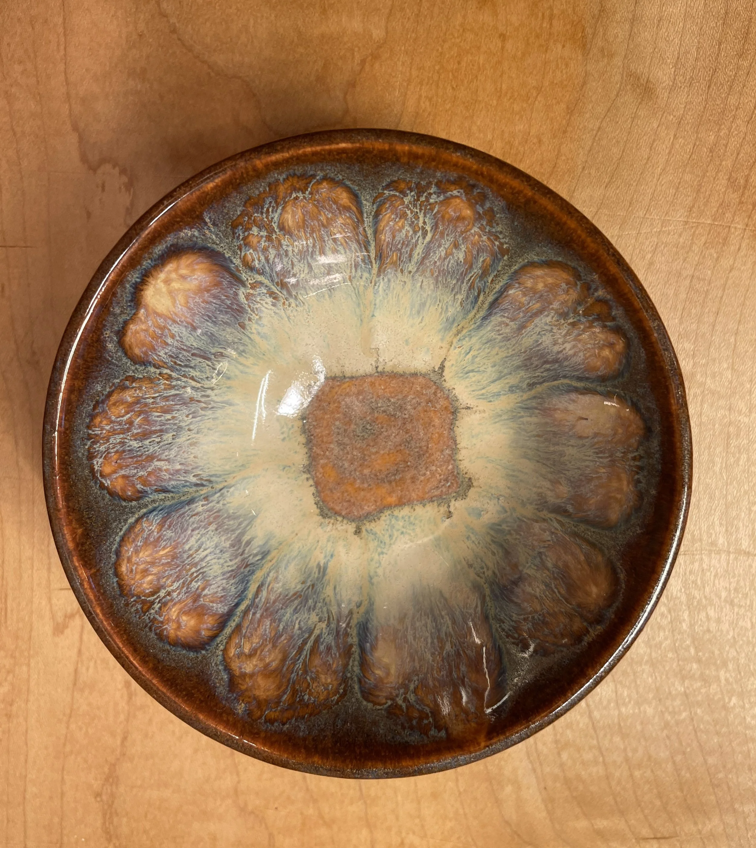 Brown and Cream Bowl