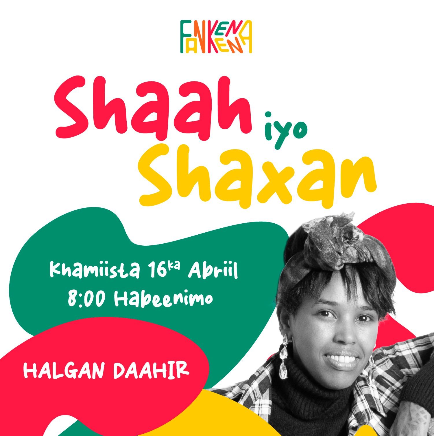 Kaalay aan haasawnee, suugaan, iyo falanqayn; Shaah iyo Shaxan waxa marti ku ah Halgan Dahir iyo buuggeeda cusub ee UDUDSI.

Kulankan waxaan ka boggan doonnaa sheekada buugga, hal-abuurka ka dambeeya, iyo muhiimadda ay leedahay in haweenku iska dhex 