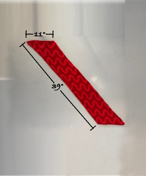 Red Slanted End Scarf.png