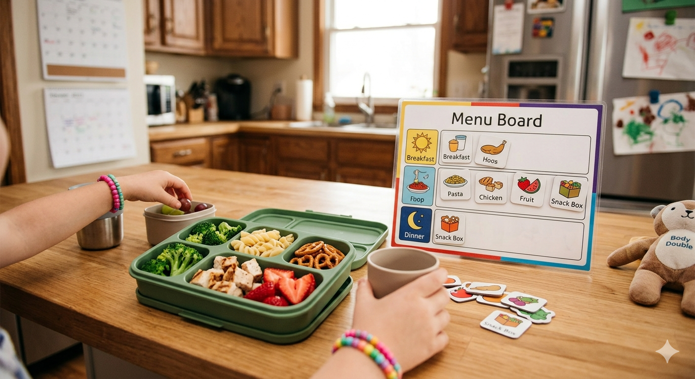 Planificación de comidas para niños con TDAH: Abrazando el "caos"