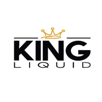 Logo di King Liquid con corona dorata sopra la parola 'KING'