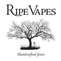 Logo di Ripe Vapes con un albero stilizzato e un uccello rosso