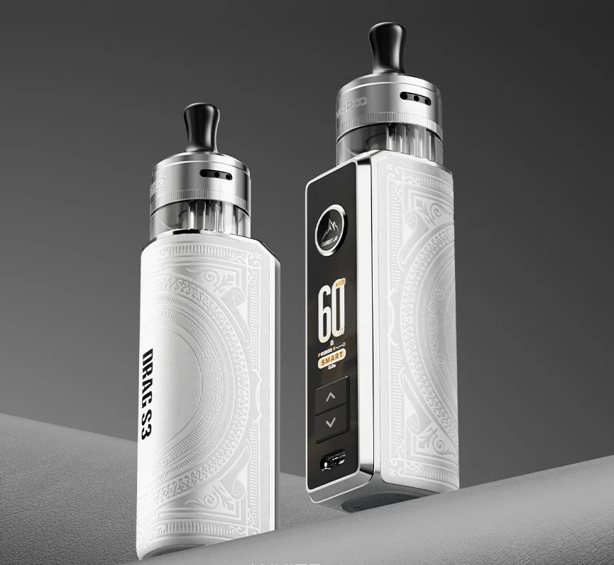 Dispositivi Big Battery e Mod per sigarette elettroniche, modello VooPoo Drag S3, disponibili da Svapo Firenze.