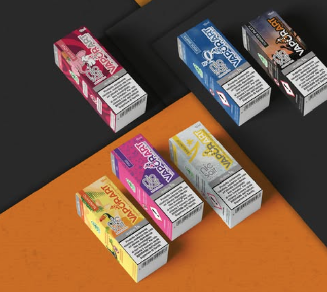 Confezioni di liquidi pronti per sigarette elettroniche Vaporart, disponibili da Svapo Firenze.