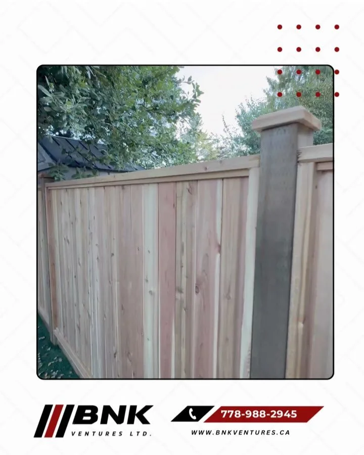 📍 Abbotsford, BC | Cedar Fencing Project 🌲
Another project wrapped up! This beautiful western red cedar fence adds privacy, security, and natural warmth to our client&rsquo;s property here in Abbotsford. Built to last &mdash; and crafted with care.