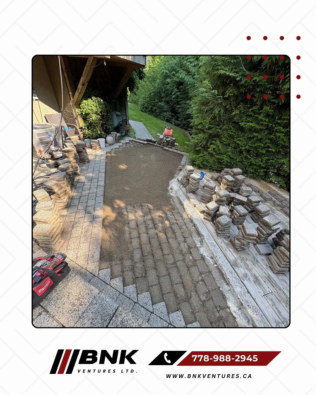 We love a good glow-up! ✨ This client&rsquo;s patio was looking a little rough&mdash;uneven, sinking stones were a trip hazard and an eyesore.

A little precision paver repair and levelling brought it back to life! Now it&rsquo;s safe, smooth, and st