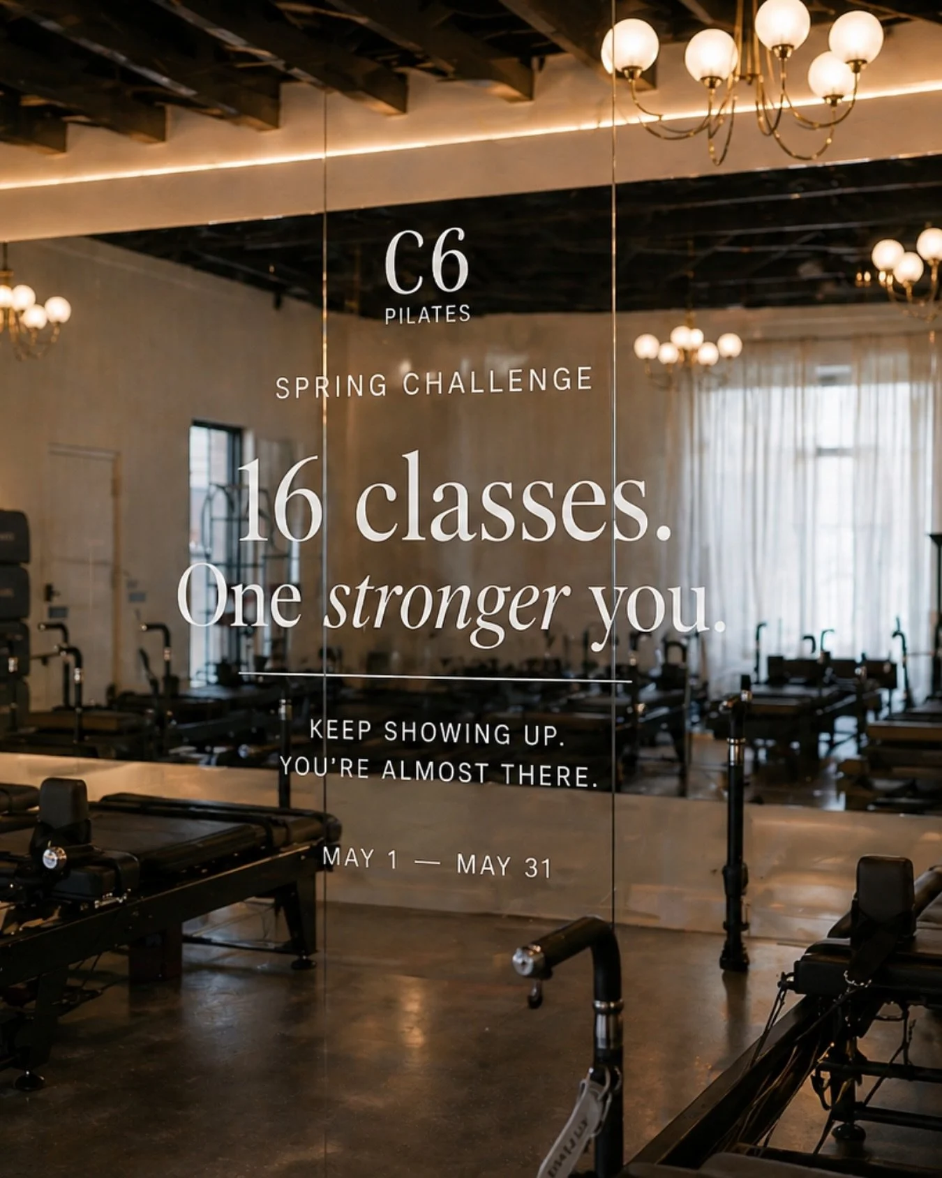 You didn&rsquo;t come this far to stop now! ⁠
⁠
The finish line is right in front of you. Every class you&rsquo;ve shown up for this month has been building something, keep going. 💪⁠
⁠
16 classes. One stronger you. Book your remaining classes and cl