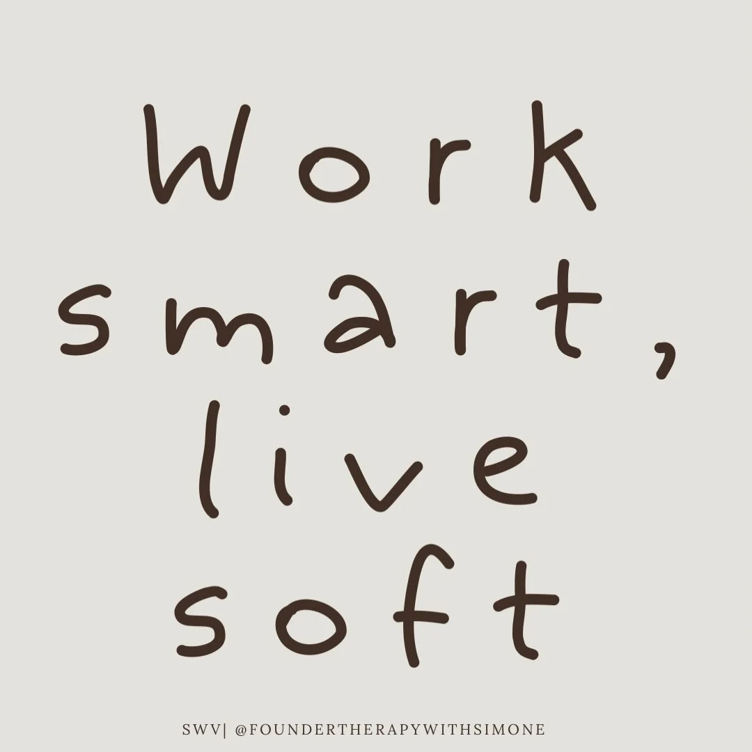 I&rsquo;m curious, founders- what does working smart and living soft look like to you? Let me know in the comments&hellip; I&rsquo;ll go first ✨⬇️

#founders #portfoliocareer #worksmart #softlife