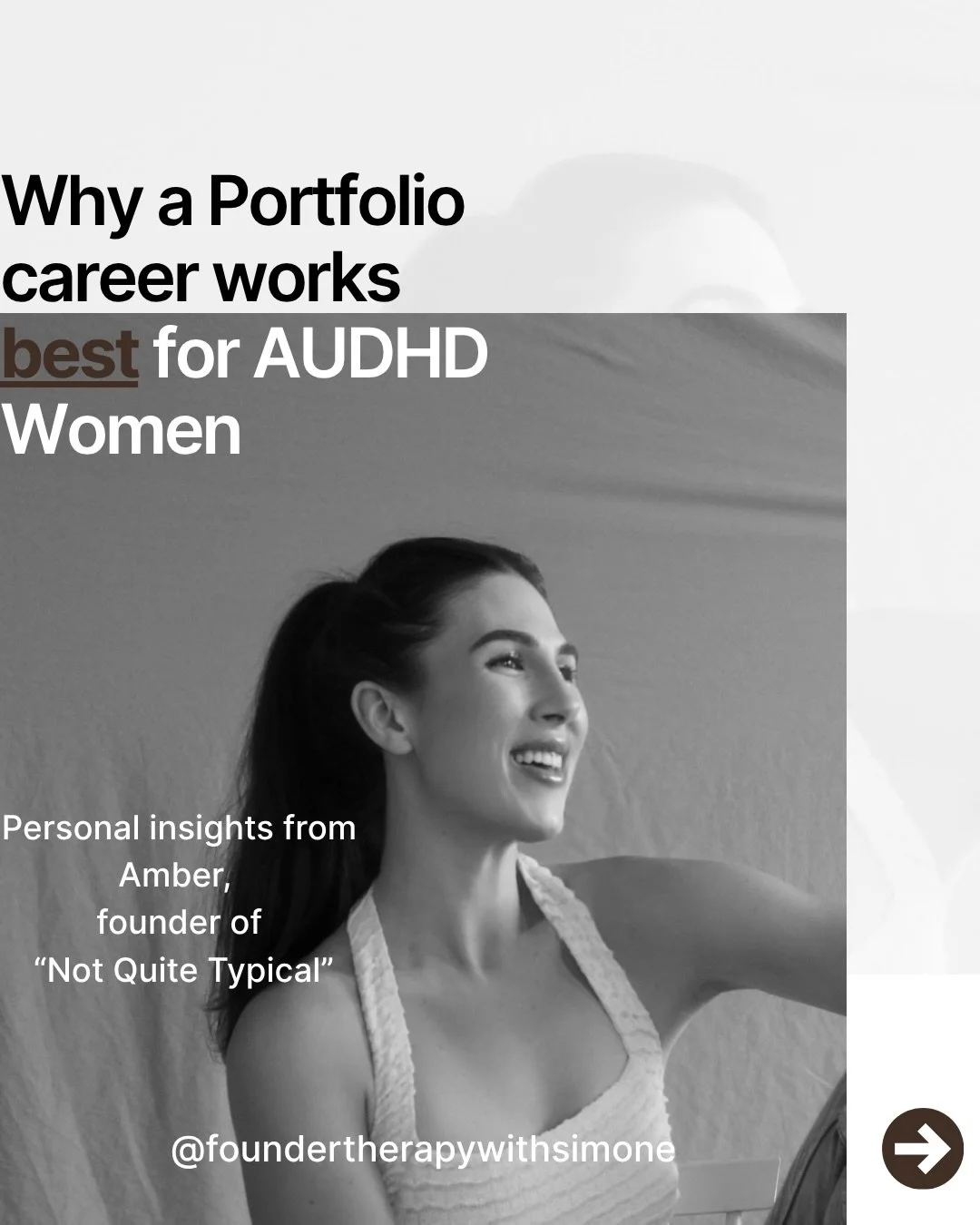 Today is the last day of Autism Awareness month. I had the pleasure of catching up with @notquite_typical about her experience navigating the workplace with AUDHD (Autism &amp; ADHD) and how a Portfolio career just makes sense! Essential read ✨ #audh