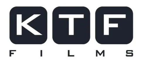 KTF Films logo in black and white with three black squares containing white letters 'K', 'T', 'F' in uppercase, and the words 'FILMS' below.