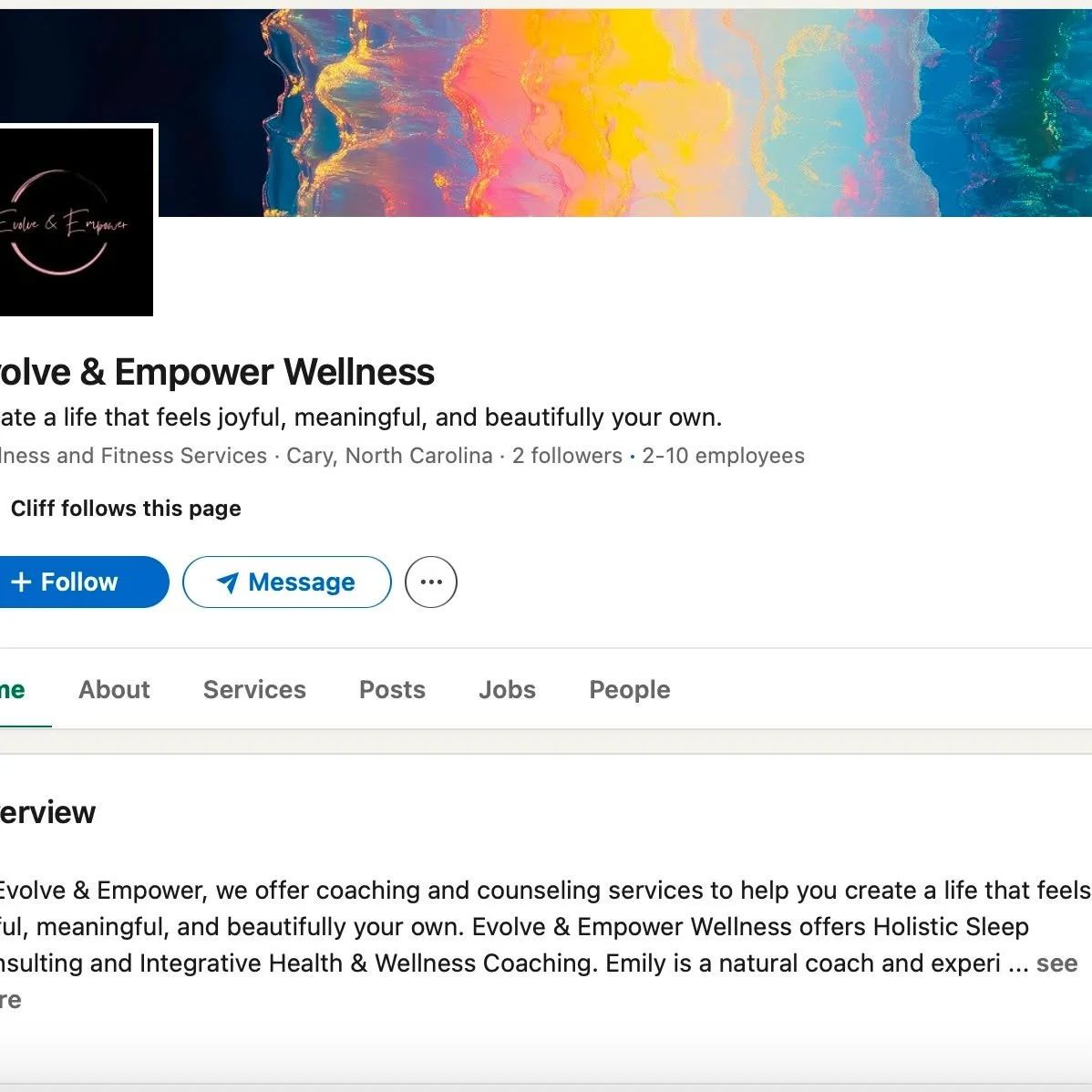 Did you know we are also on LinkedIn?? It feels a little like mixing social groups to mention LinkedIn on Instagram, but if that&rsquo;s your thing, give us a follow! https://www.linkedin.com/company/evolve-empower-wellness/