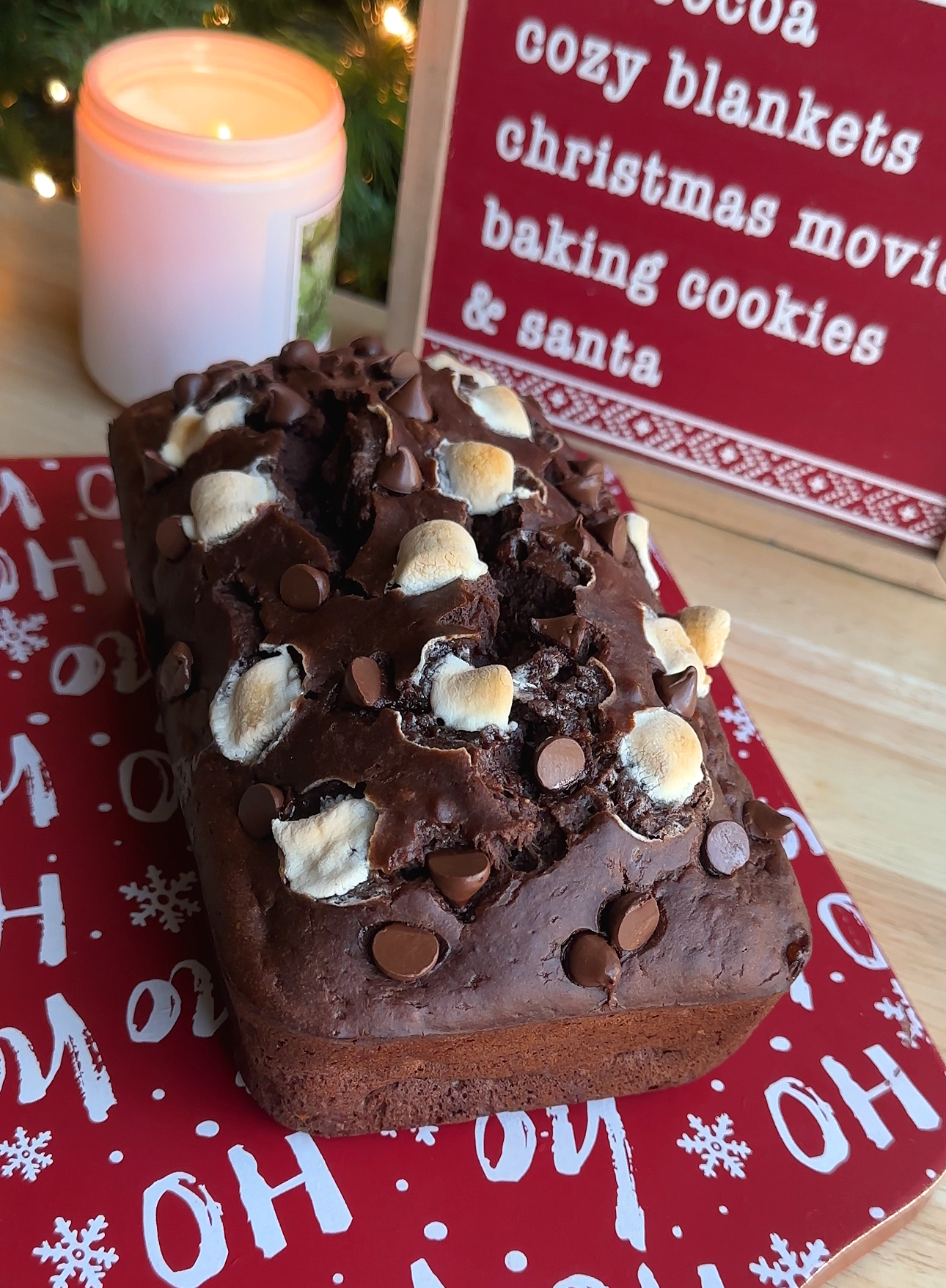Hot Chocolate Banana Bread
