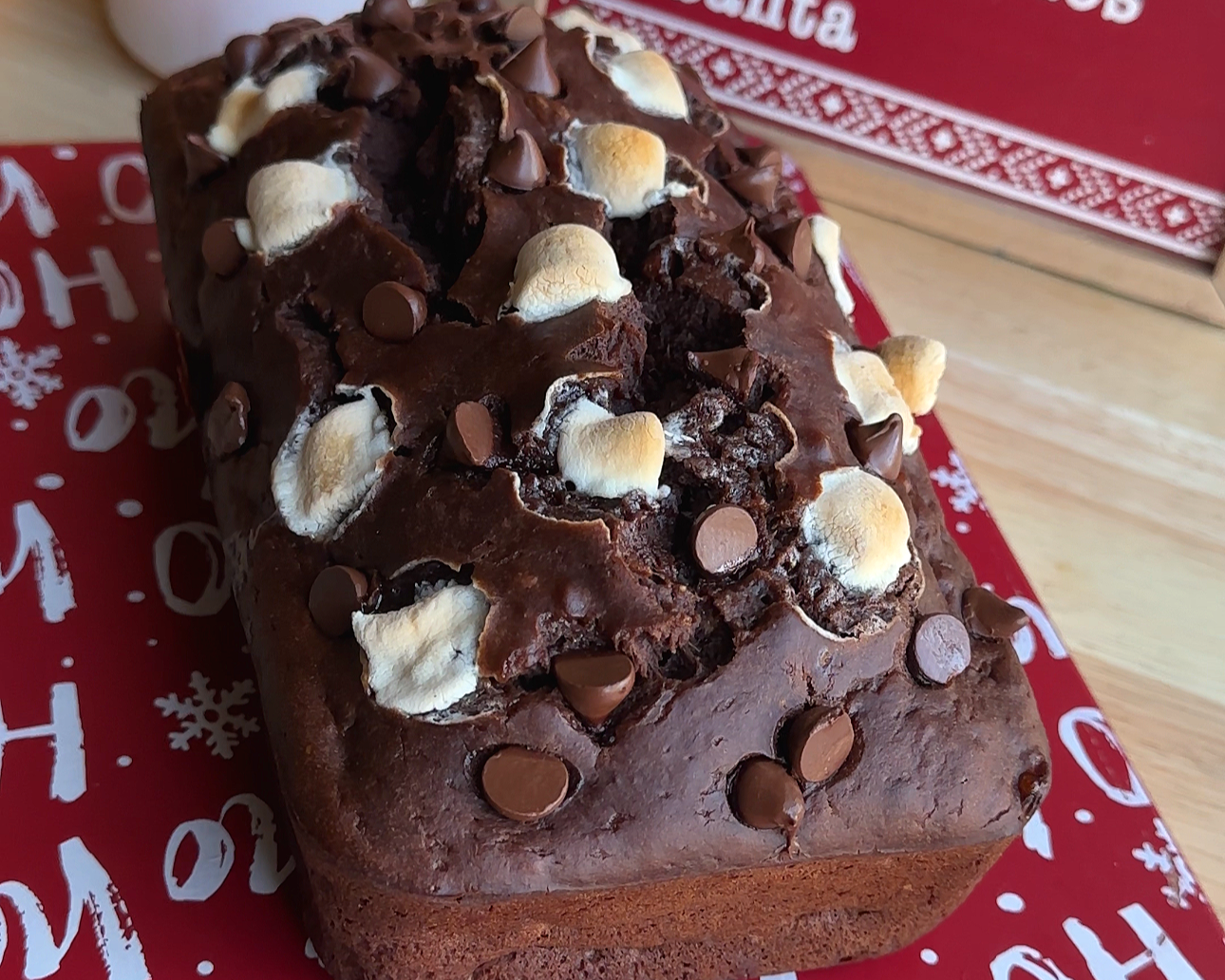 Hot Chocolate Protein Banana Bread