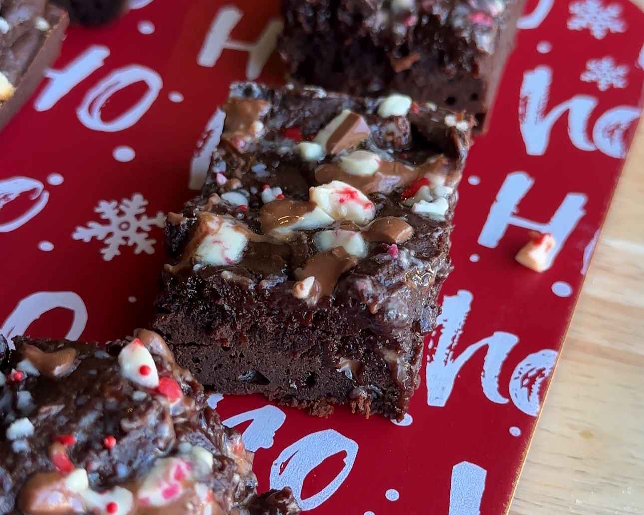 Peppermint Protein Brownies