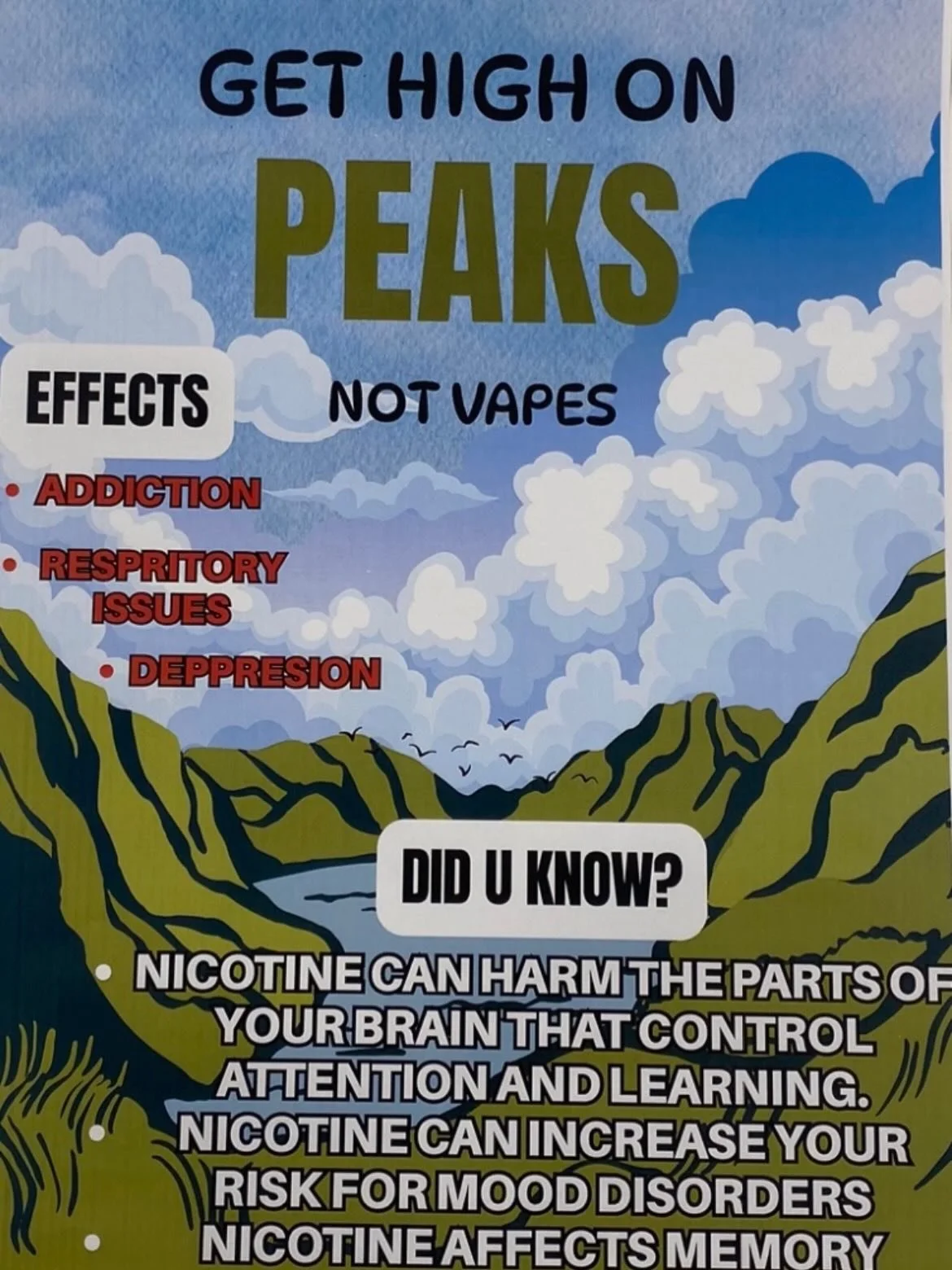 Some great thoughts and artistry from @tobaccofreevermont and their youth poster contestants! Thank you Flavors Hook Kids for sharing these. Youth across the state are fed up with vapes and have made these amazing posters&hellip; these are just some 
