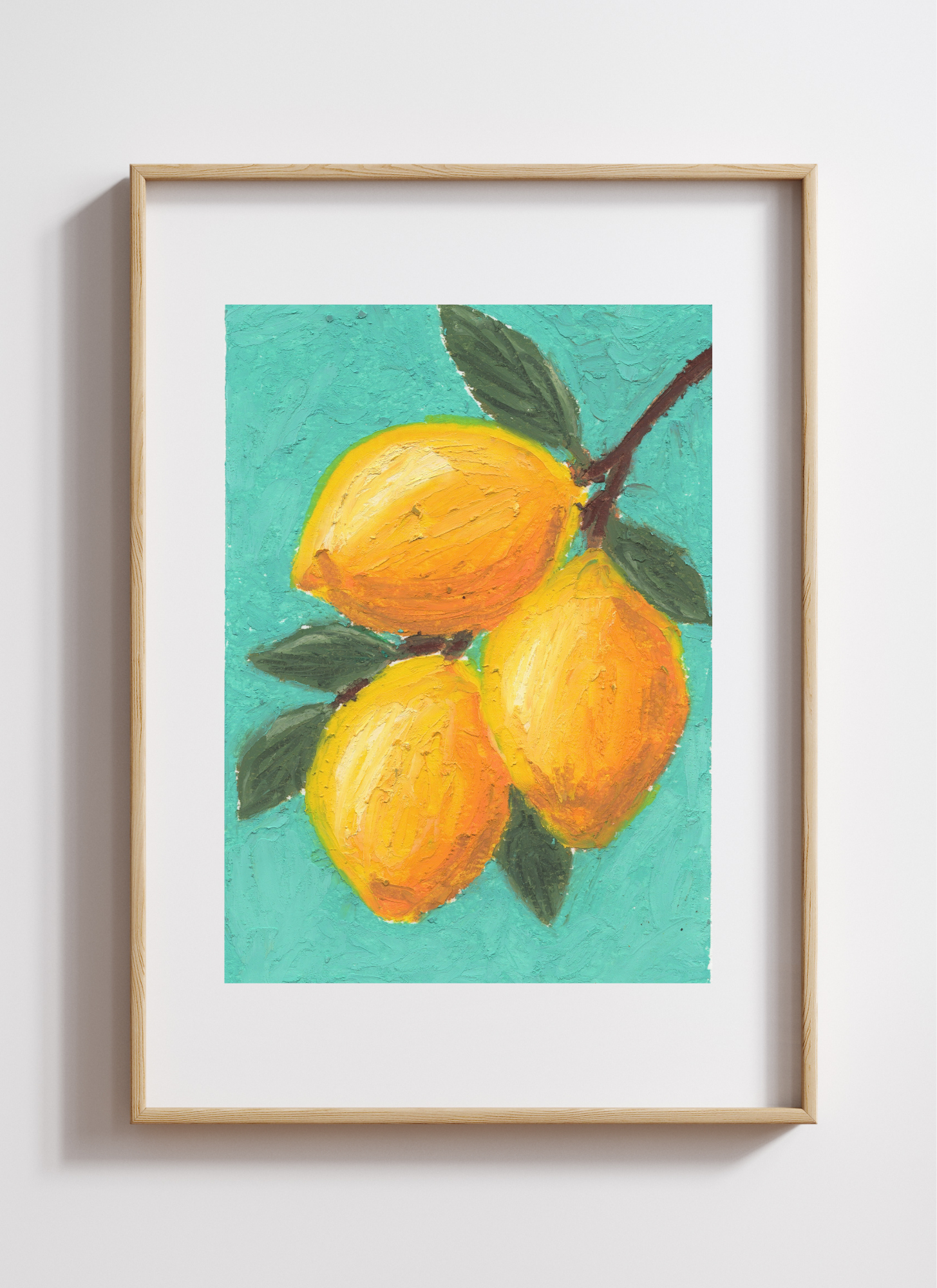 Three Lemons 5X7”