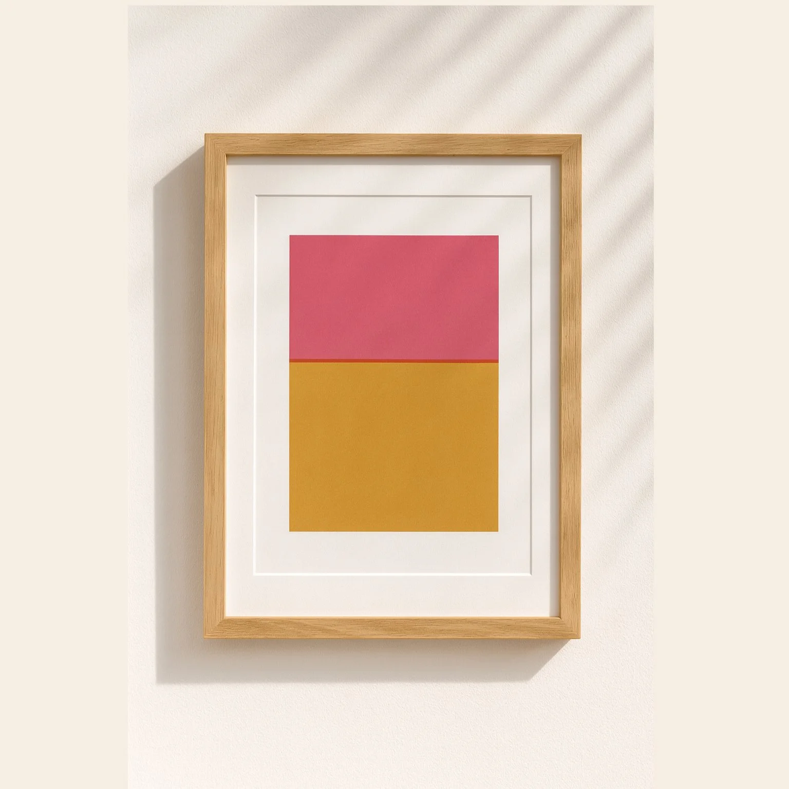 One to Two Yellow Print