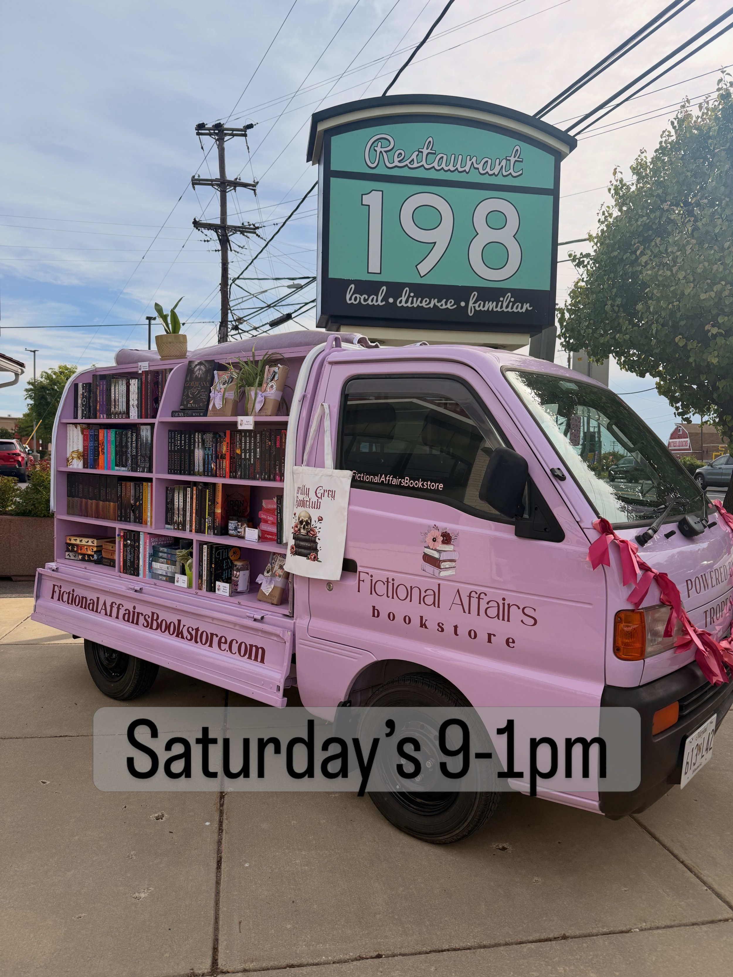 SATURDAYS 9-1pm 
RESTAURANT 198 in Burtonsville
