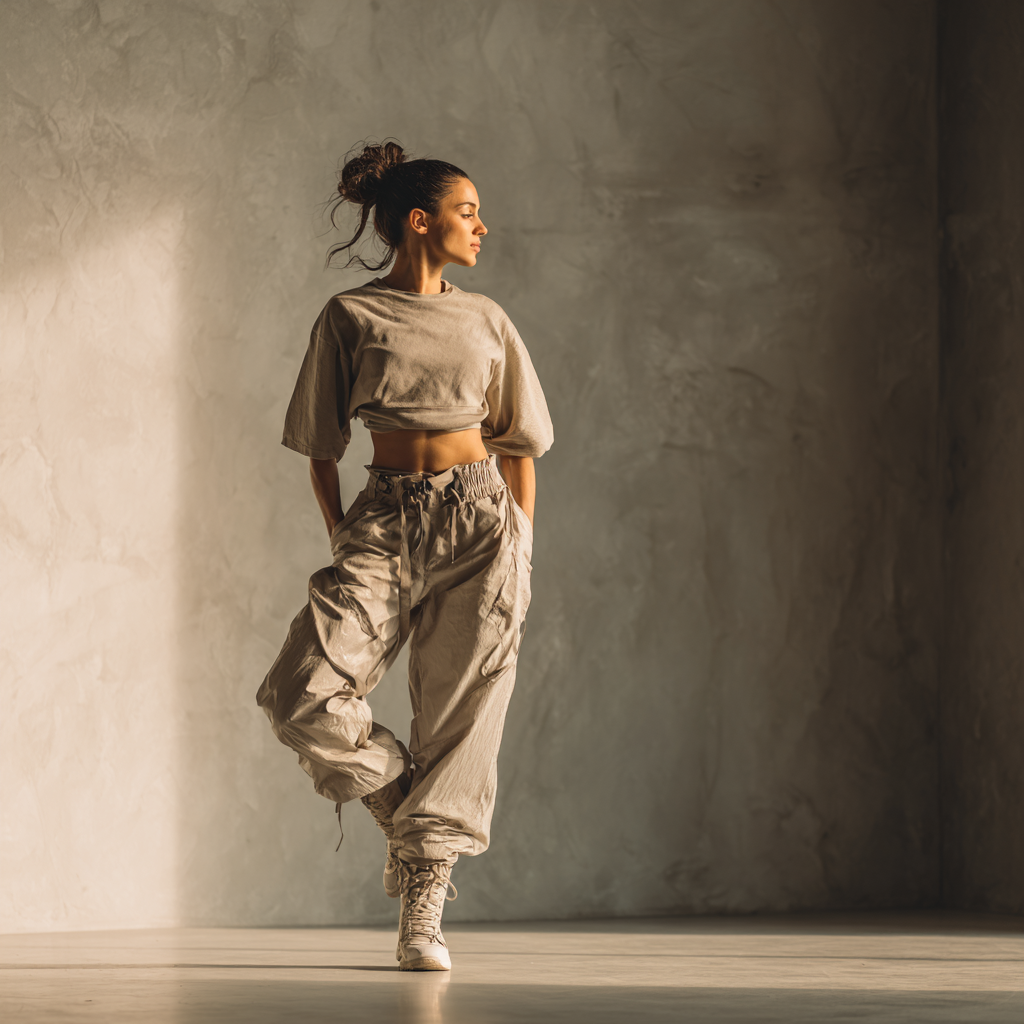 Dancer for the Collective Dance Agency leading expressive contemporary and commercial dance movement in a modern studio environment